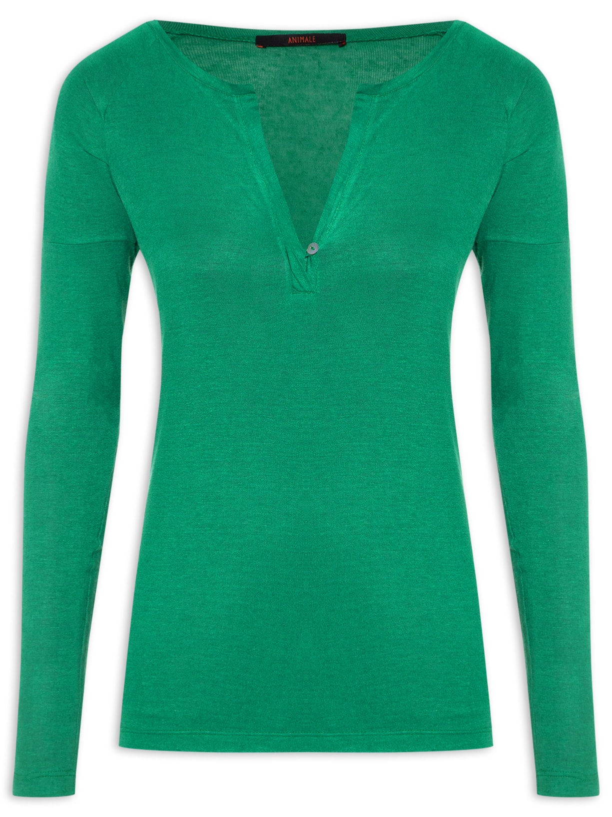 Blusa Feminina Raglan Desconstruída - Verde