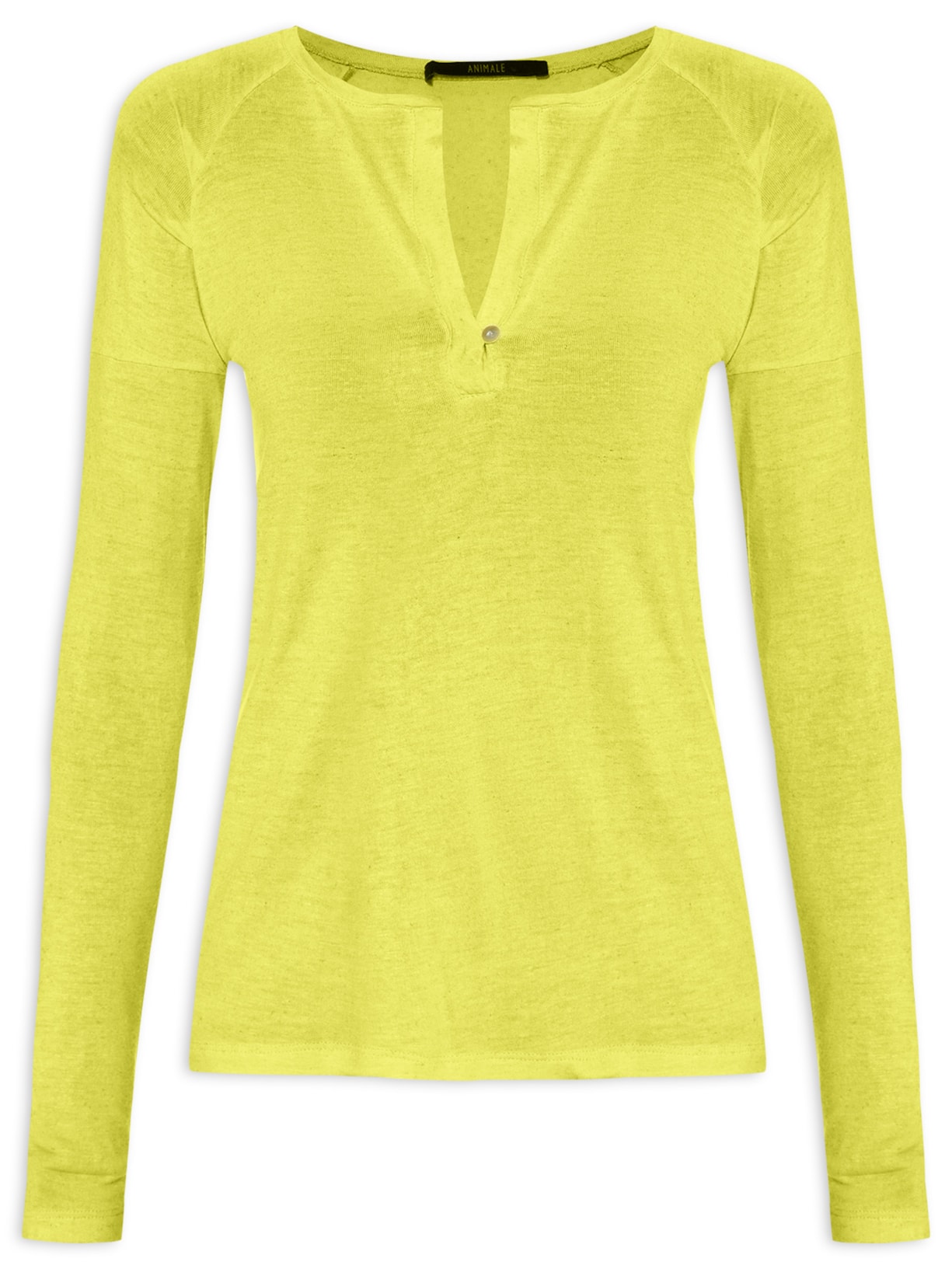 Blusa Feminina Raglan Desconstruída Verde Animale