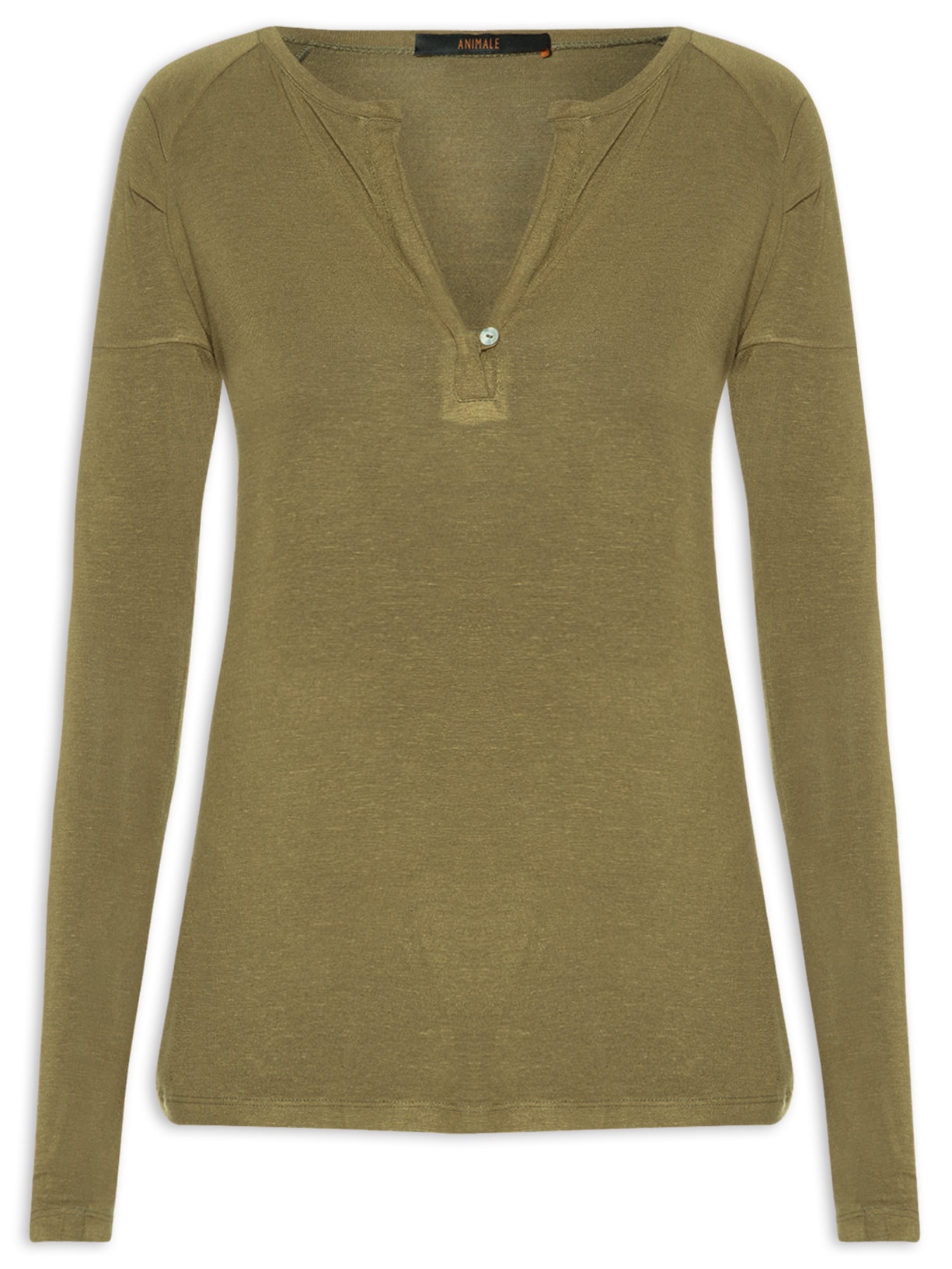 Blusa Feminina Raglan Desconstruída - Verde