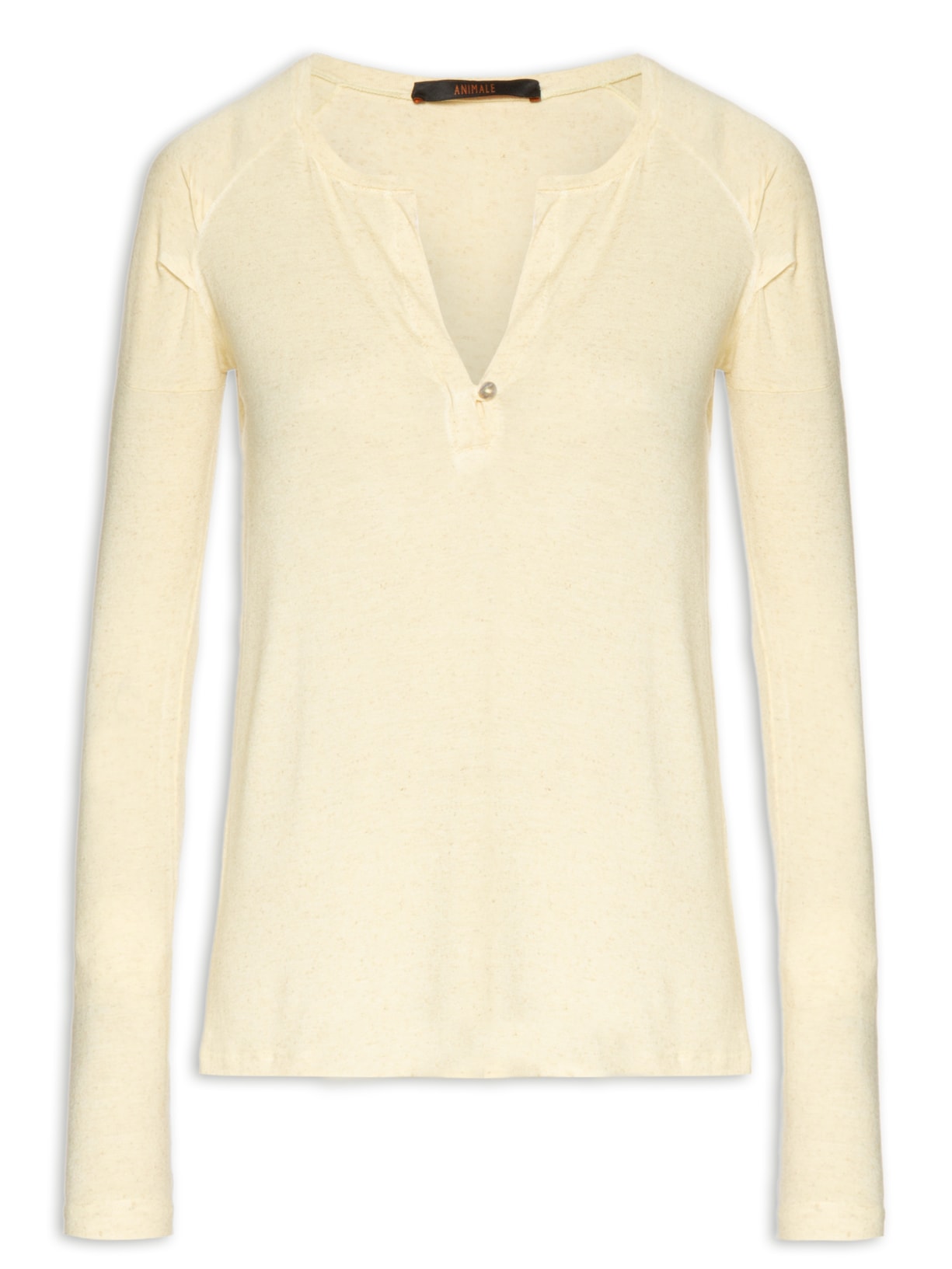 Blusa Feminina Raglan Descontruída Color - Amarelo