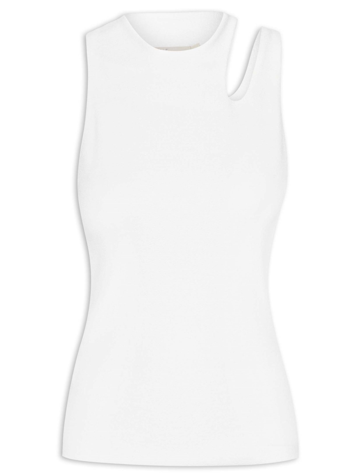 Blusa Feminina Recorte Ombro - Off White