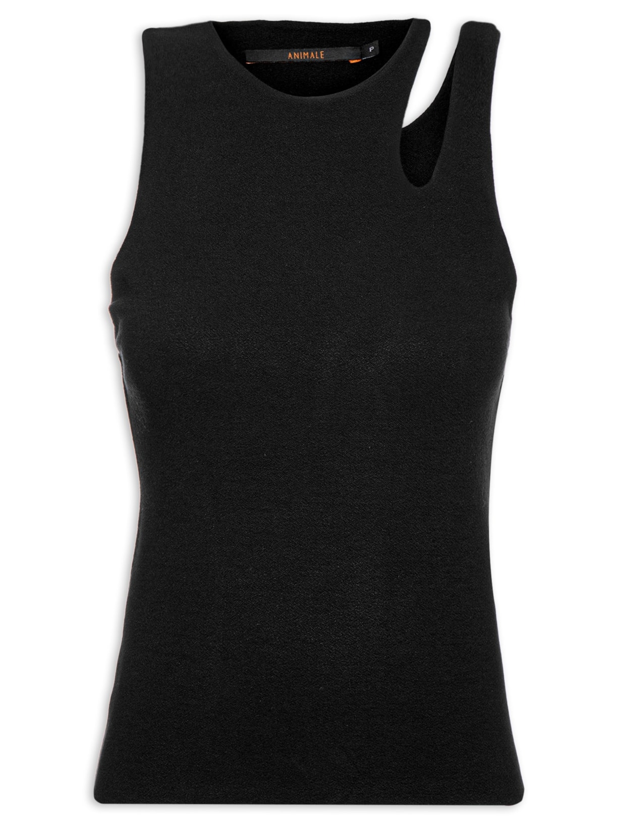 Blusa Feminina Recorte Ombro - Preto