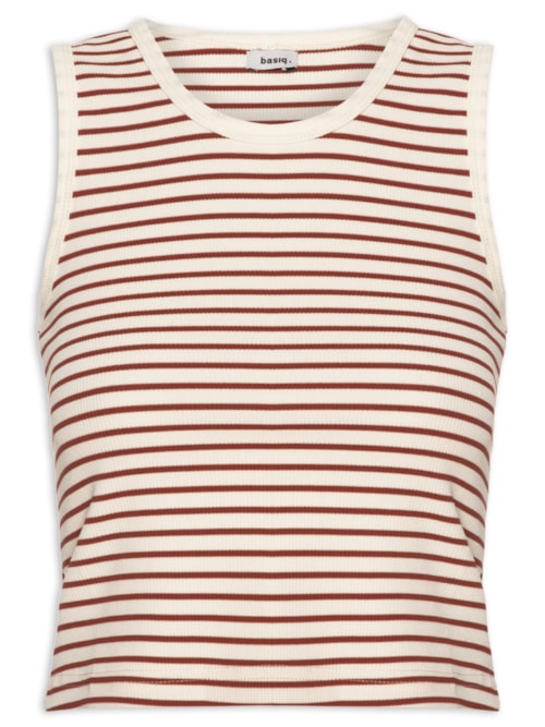 Blusa Feminina Regata Listrada - Vermelho