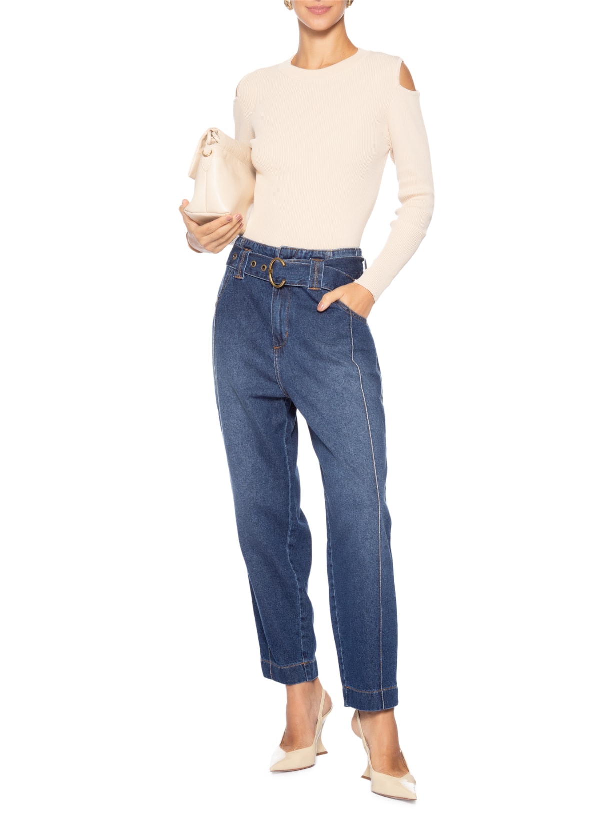 Blusa Feminina Renata II Bege Le Lis