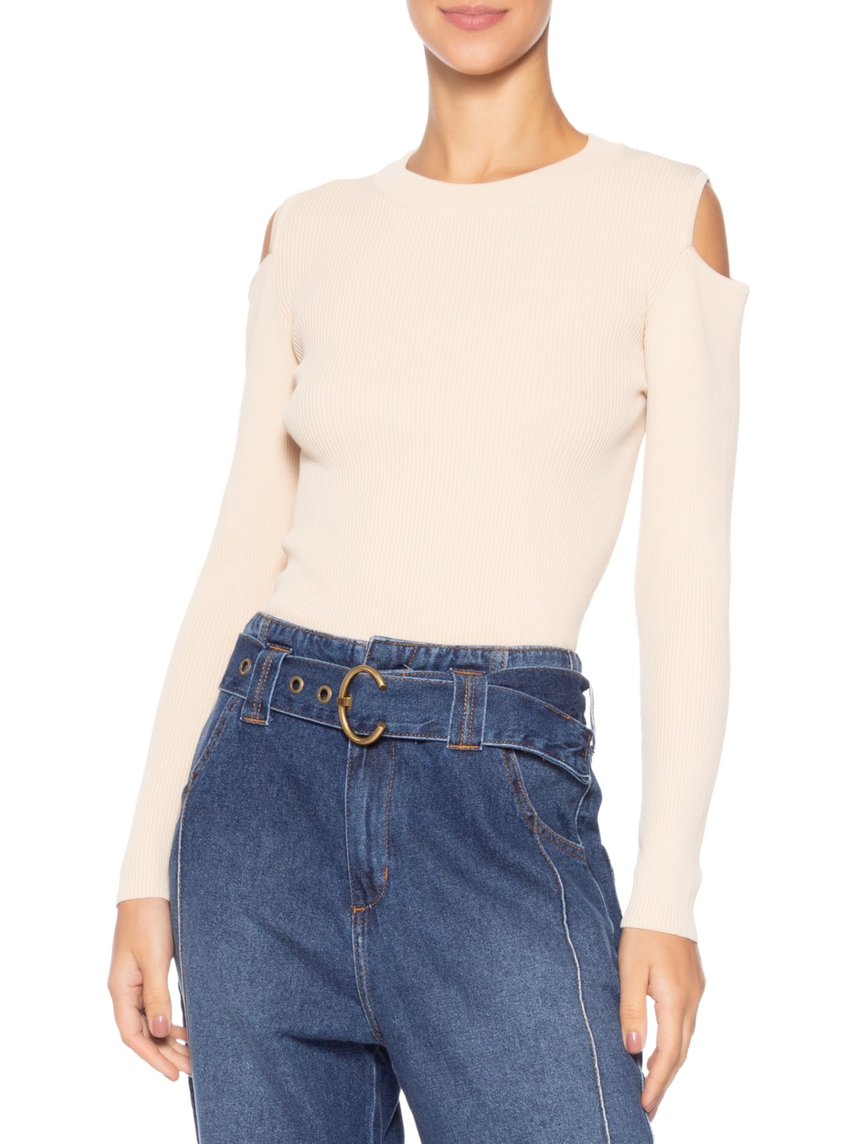 Blusa Feminina Renata II Bege Le Lis