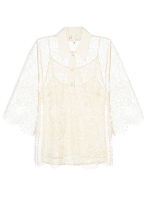 Blusa Feminina Renda Avalon Iane - Off White