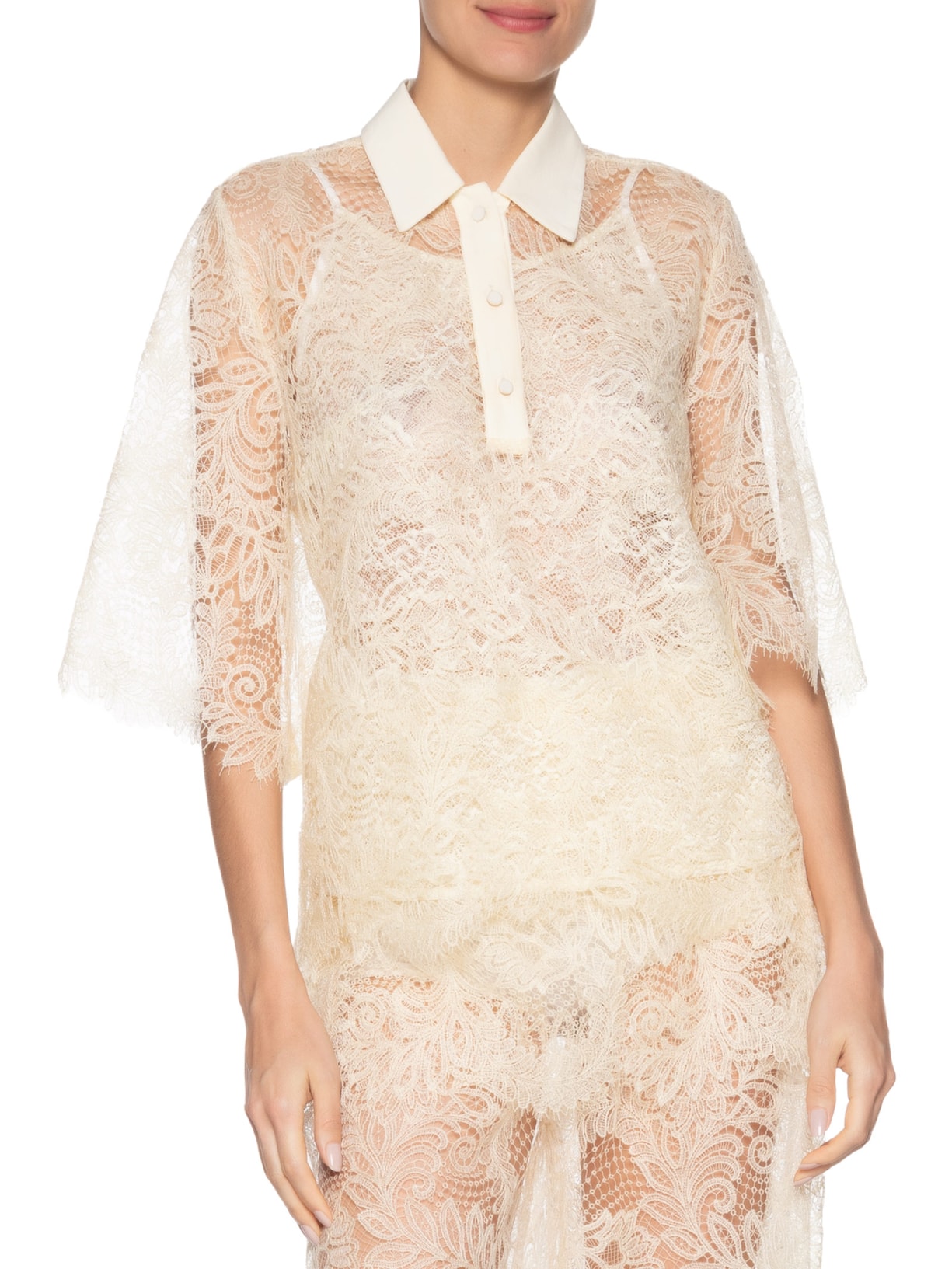Blusa Feminina Renda Avalon Iane Off White Nk