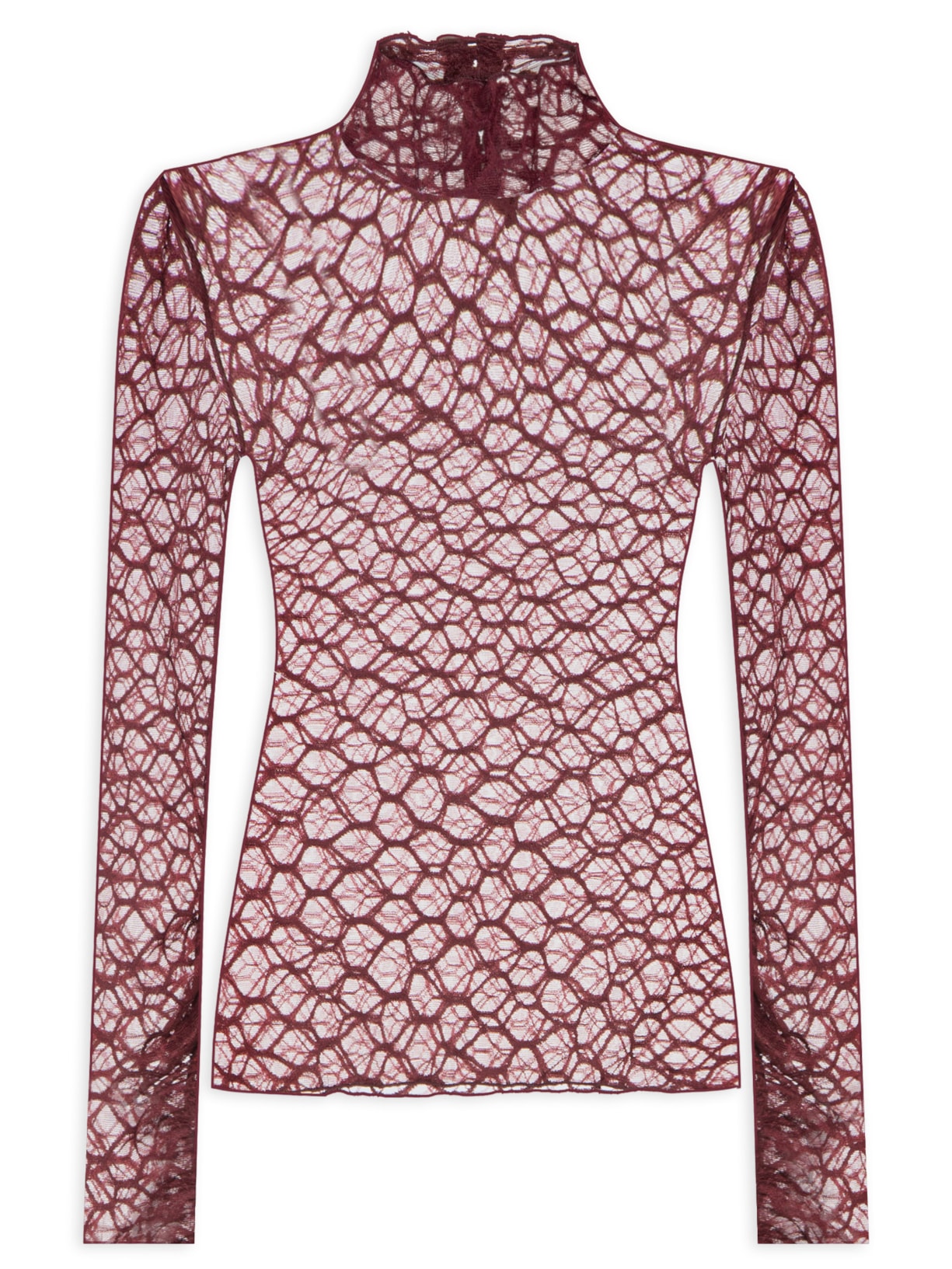 Blusa Feminina Renda Elétrons - Vinho