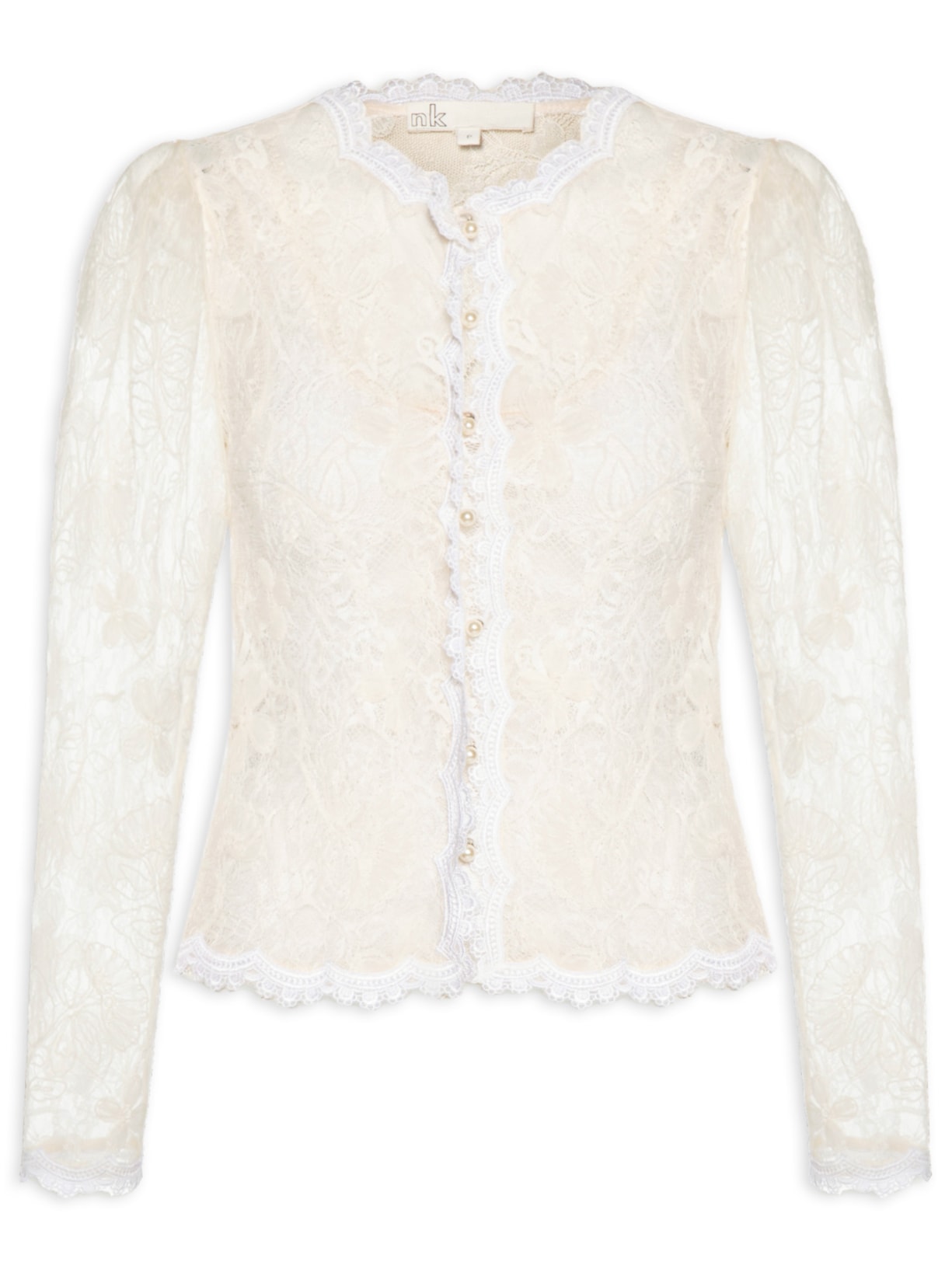 Blusa Feminina Renda Plue Lele – Branco