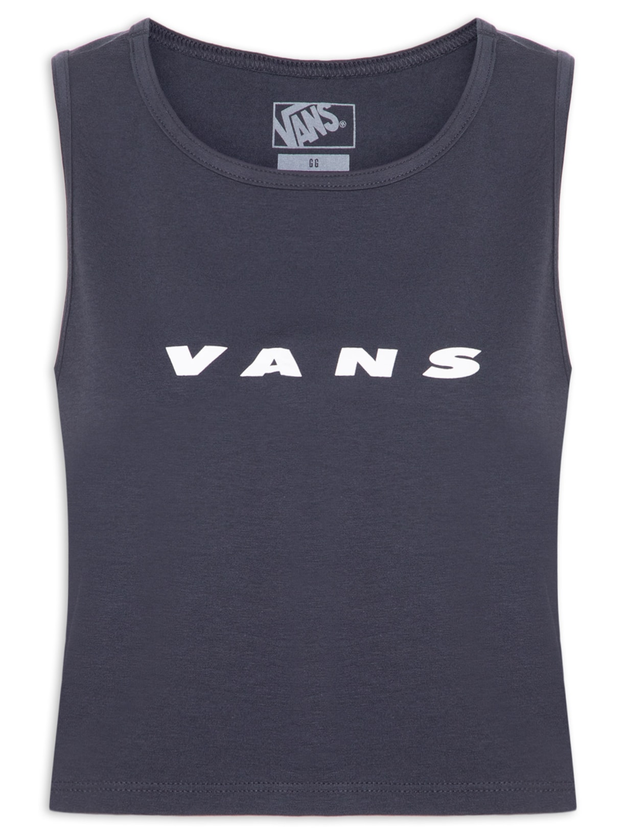 Blusa Feminina Retro Fitted Tank Azul Vans