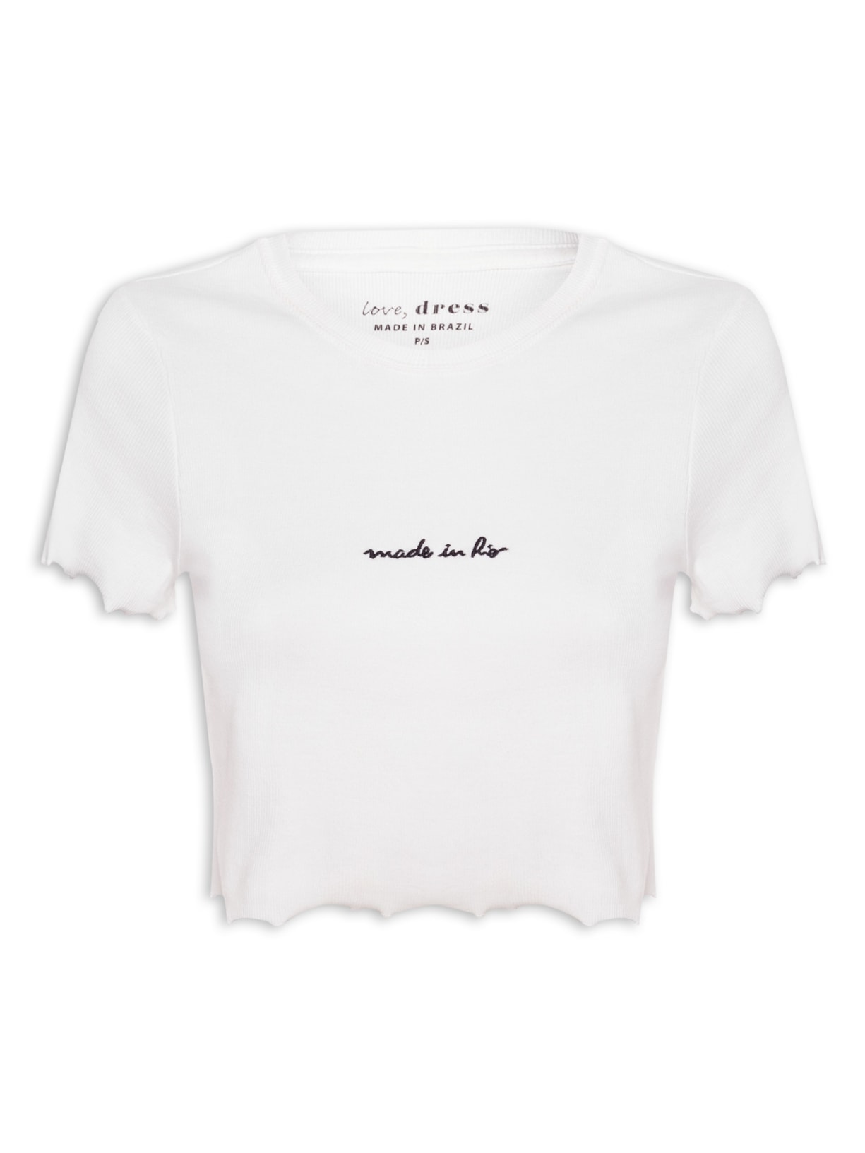 Blusa Feminina Ribana Bordado Made In Rio - Off White