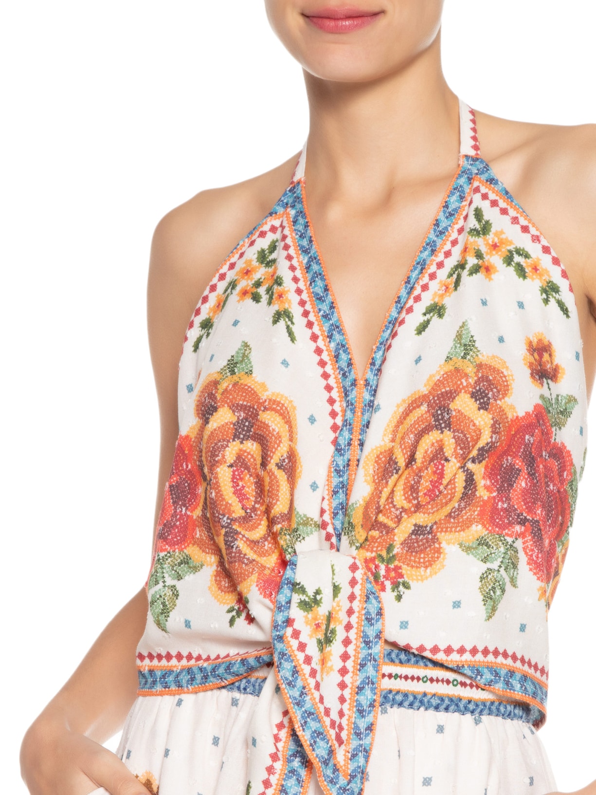 Blusa Feminina Rio De Cor Branco Farm