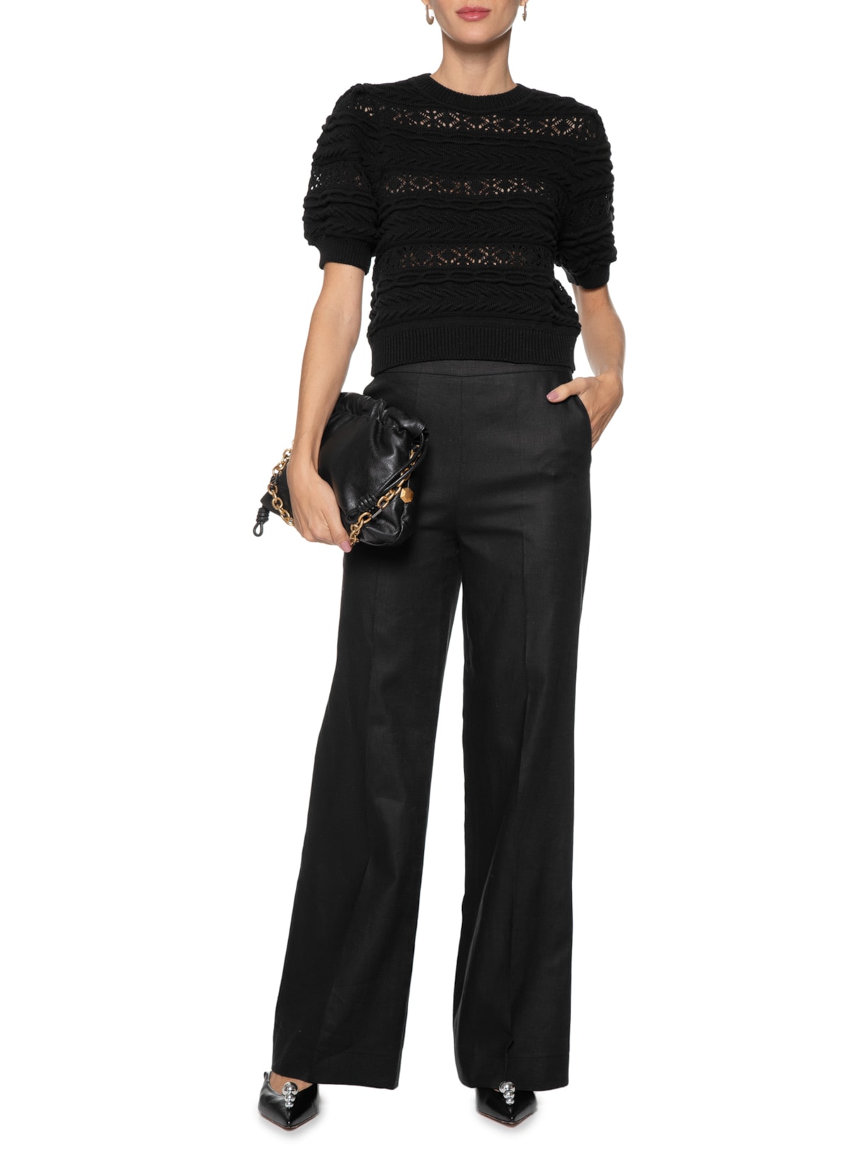 Blusa Feminina Rob II Preto Le Lis