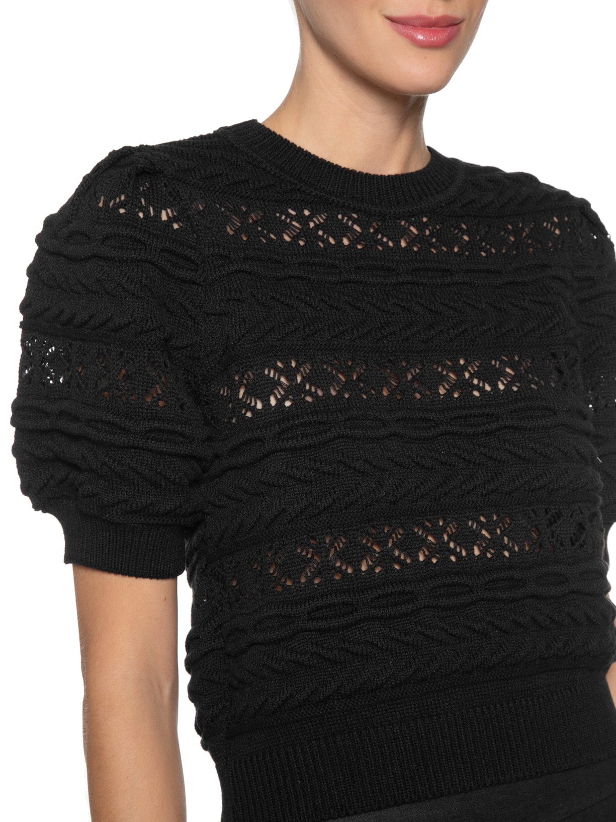 Blusa Feminina Rob II Preto Le Lis