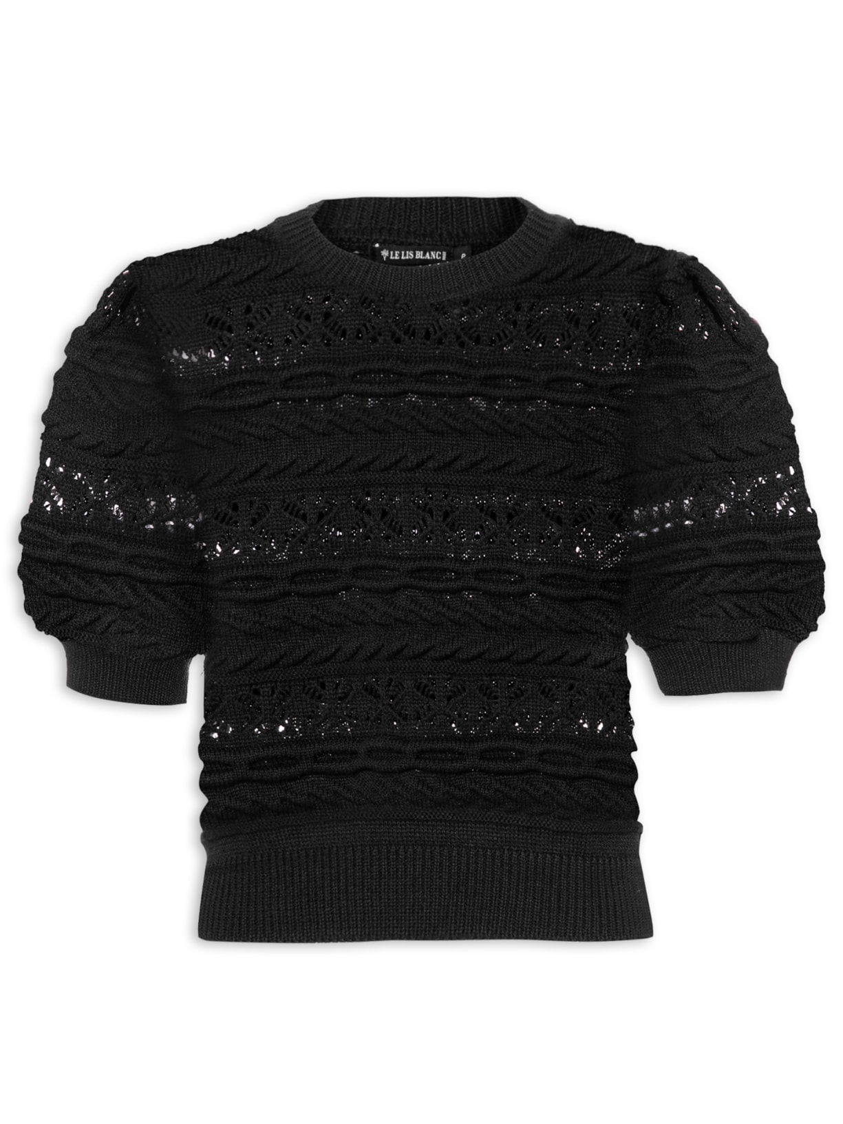 Blusa Feminina Rob II Preto Le Lis