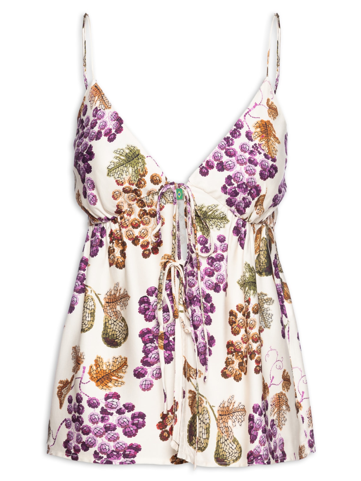 Blusa Feminina Romance de Uva - Off White