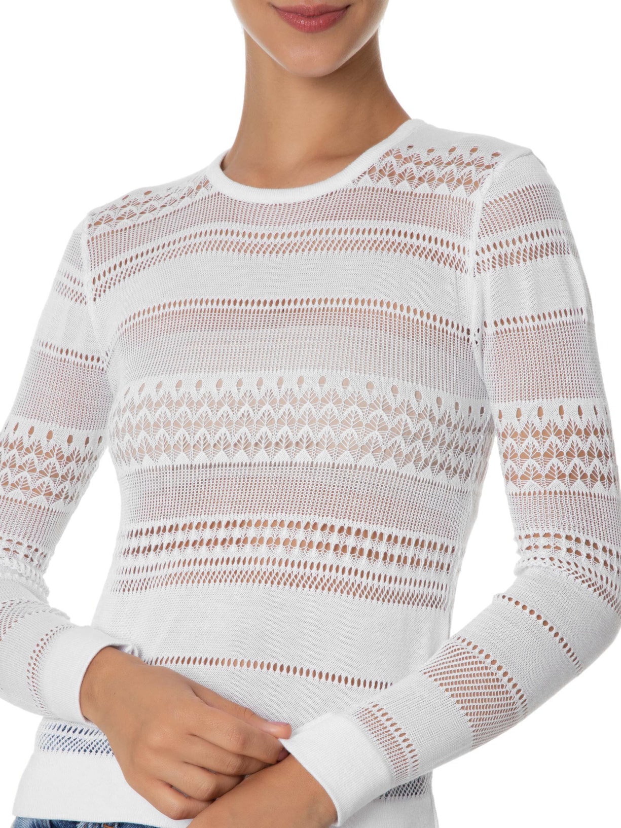 Blusa Feminina Saanvi Branco Le Lis