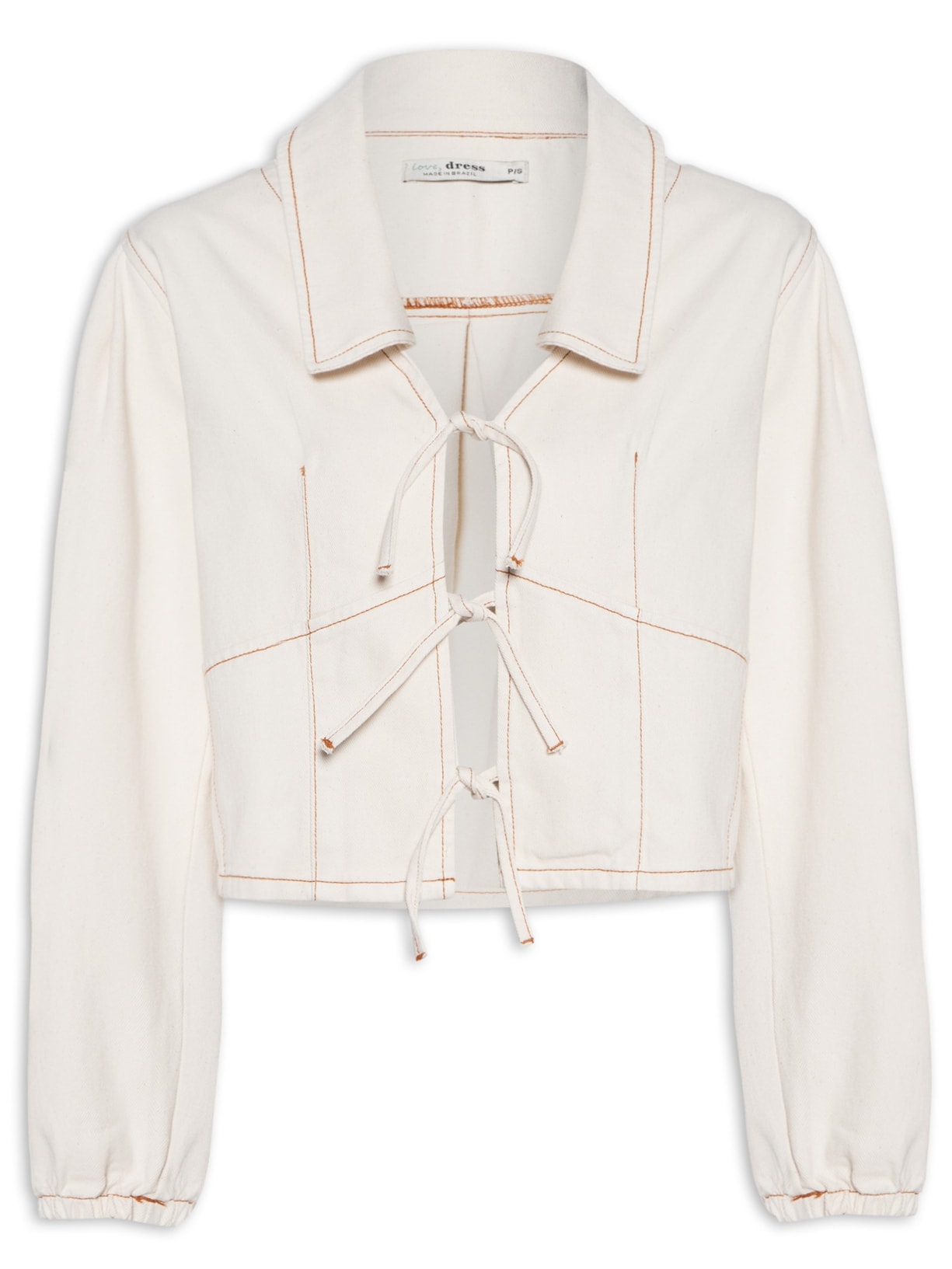 Blusa Feminina Sarja Amarração - Off White