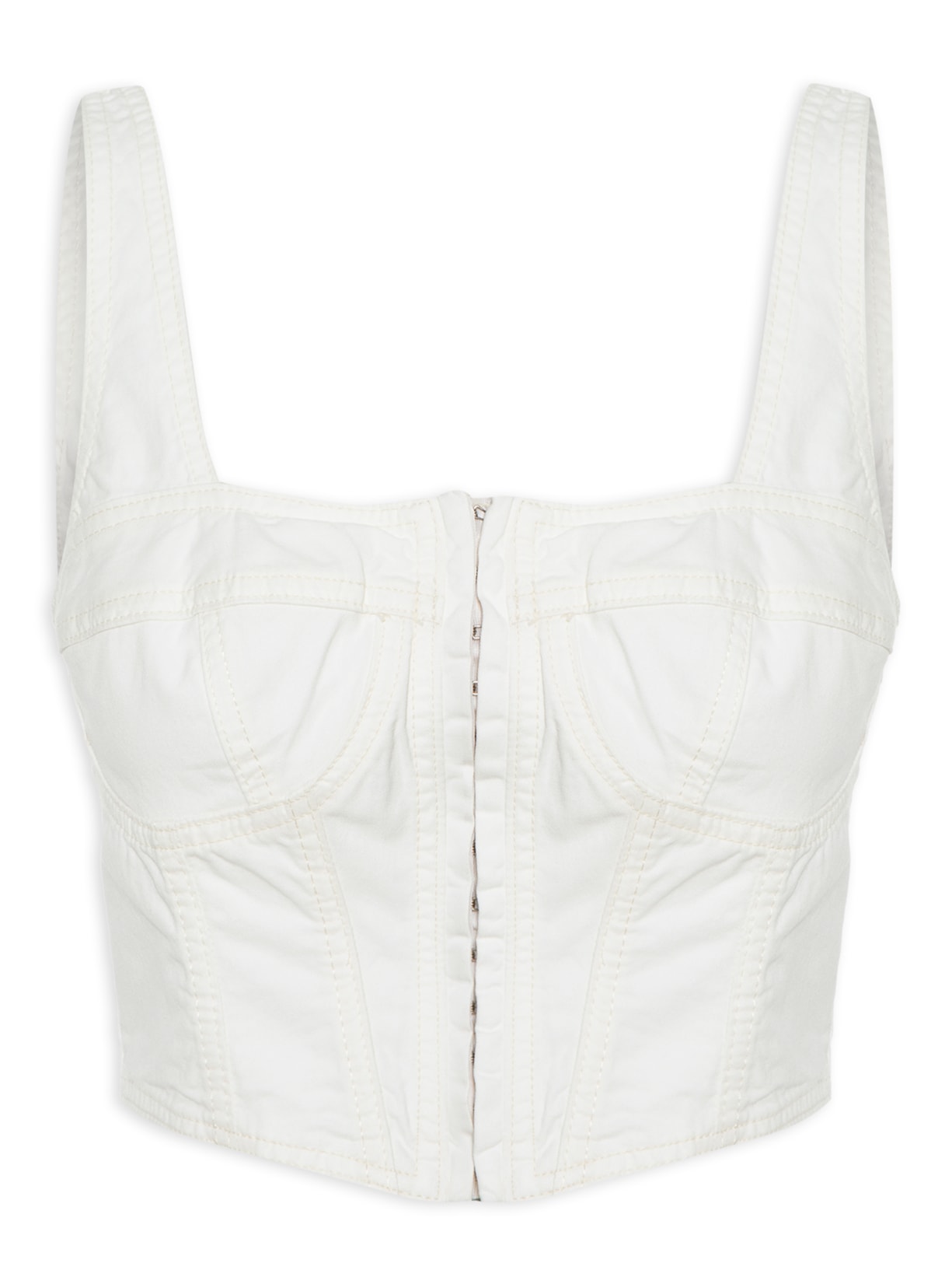 Blusa Feminina Sarja Vintage - Off White
