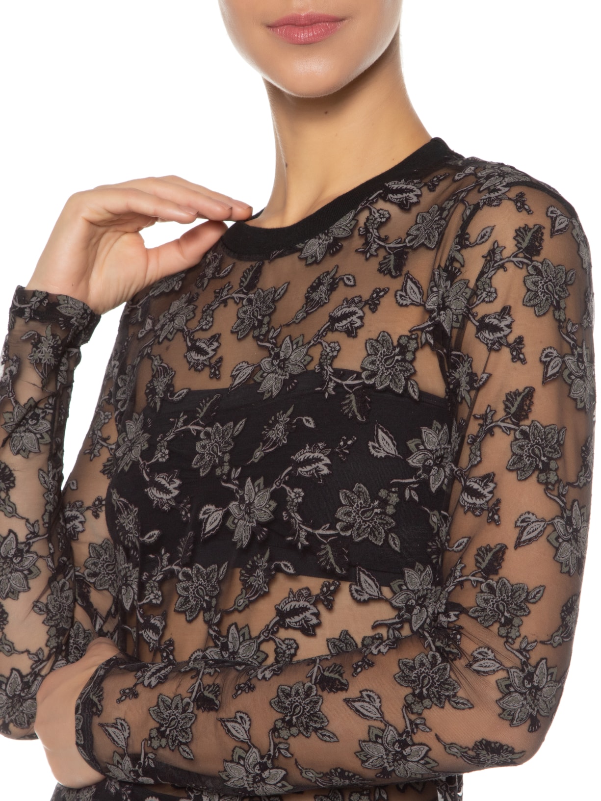 Blusa Feminina Savile Preto Bo.bô