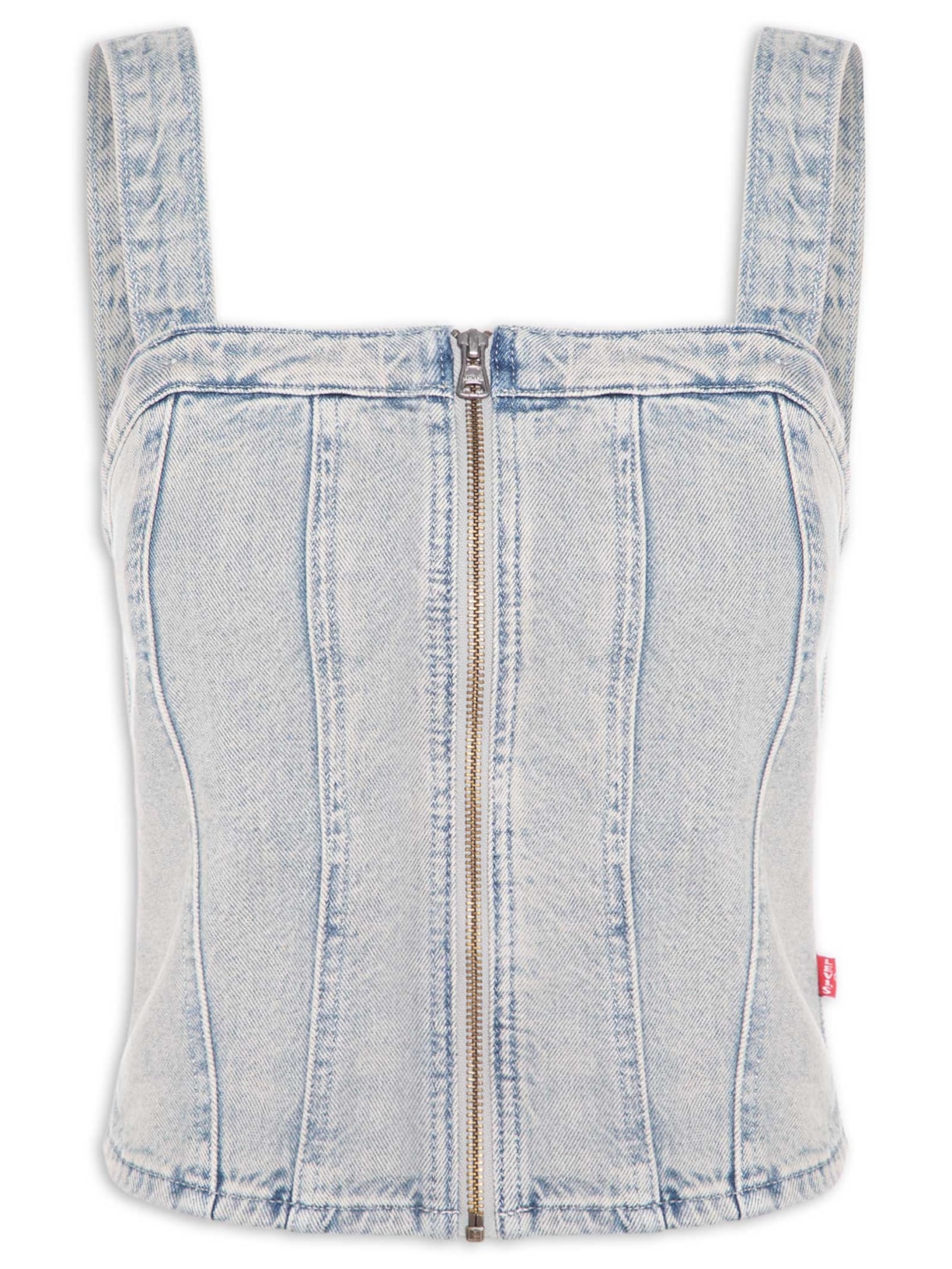 Blusa Feminina Sculpted Bustier Cinza Levi's