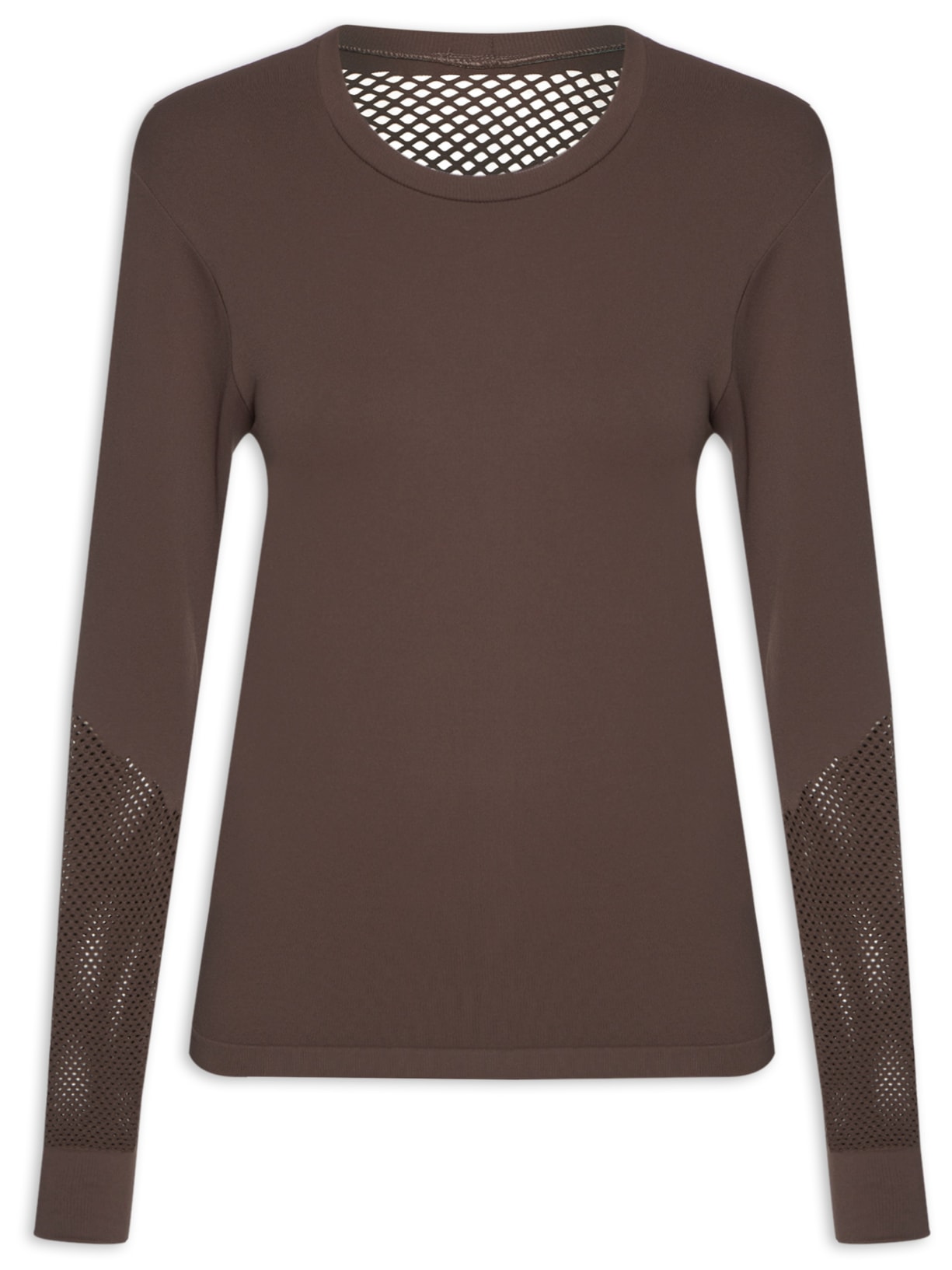 Blusa Feminina Seamless Orgânico - Marrom