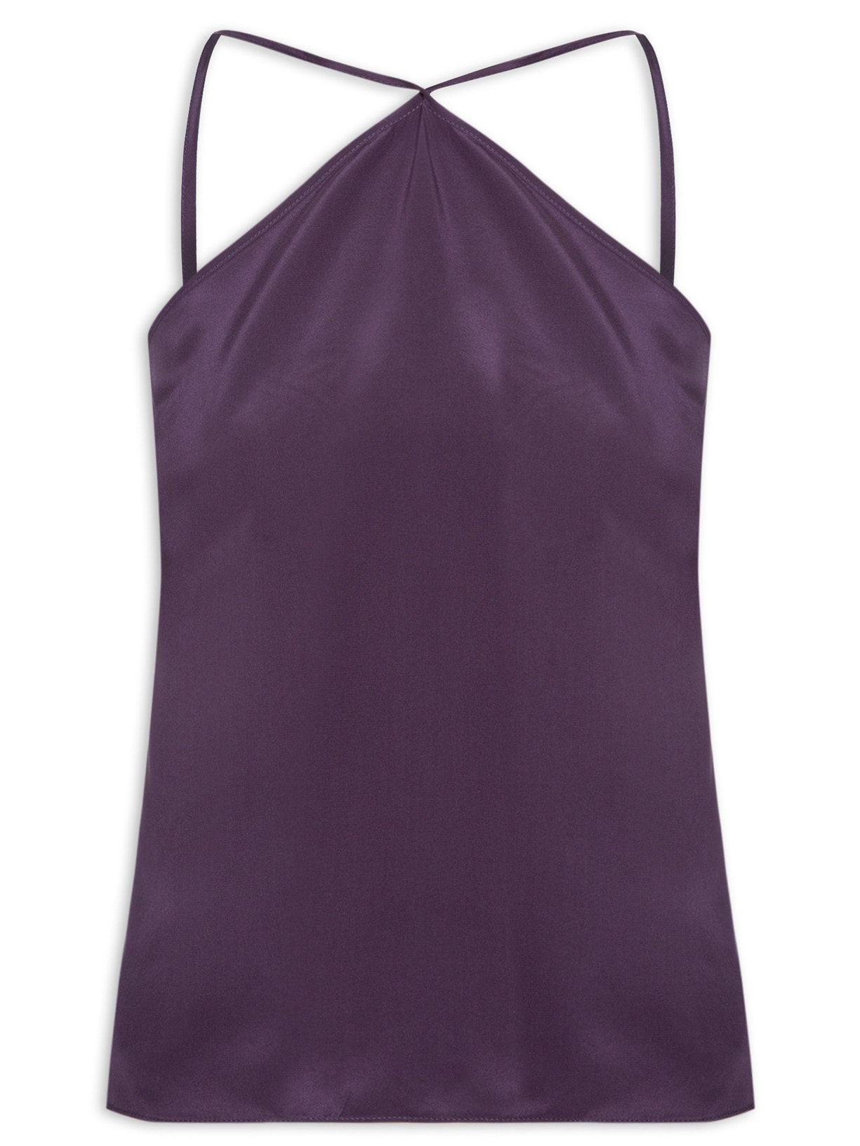 Blusa Feminina Seda Pura - Roxo