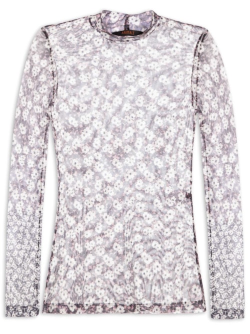 Blusa Feminina Segunda Pele Bar Liberty Rock Boho - Roxo