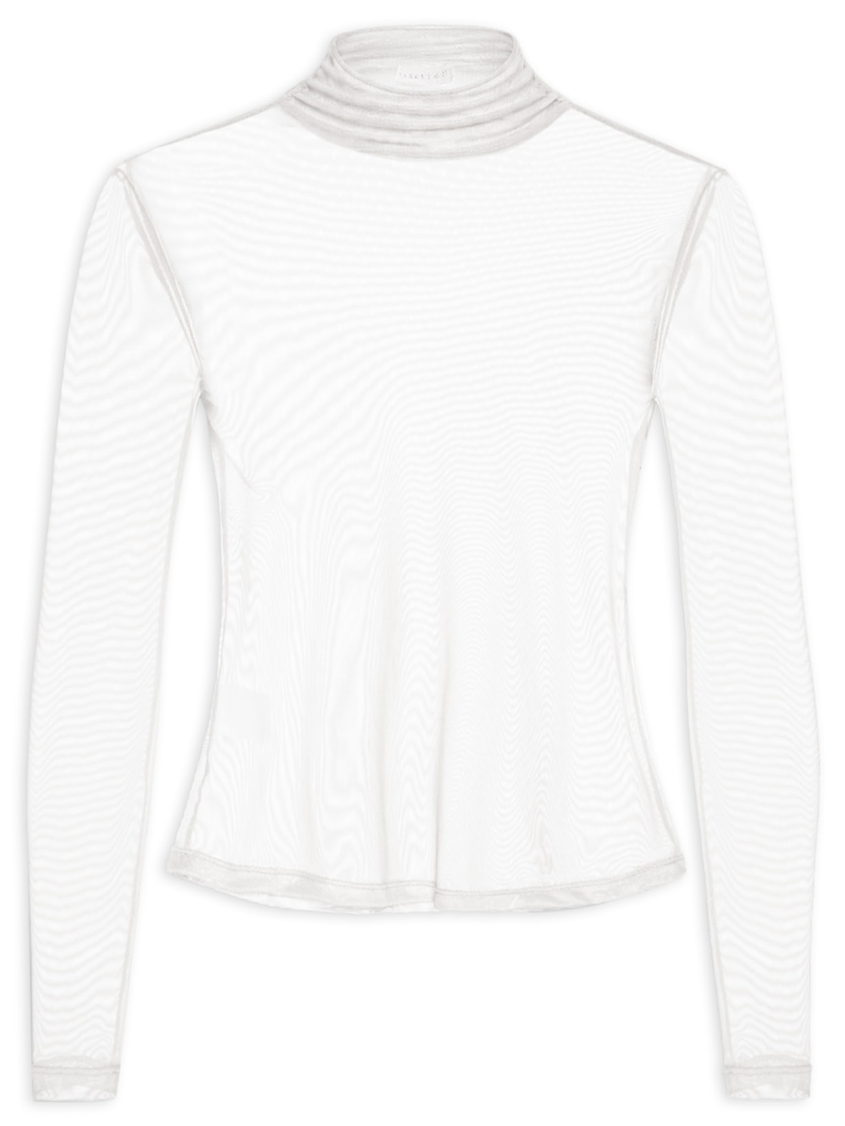 Blusa Feminina Segunda Pele Em Tule Off White Market 33
