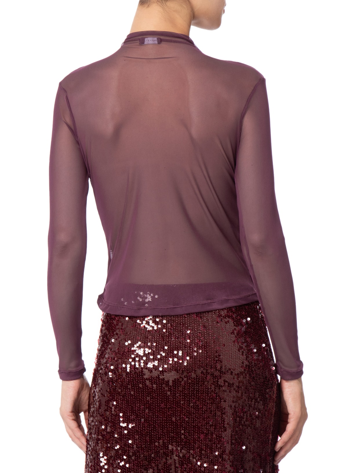 Blusa Feminina Segunda Pele Em Tule Vermelho Market 33