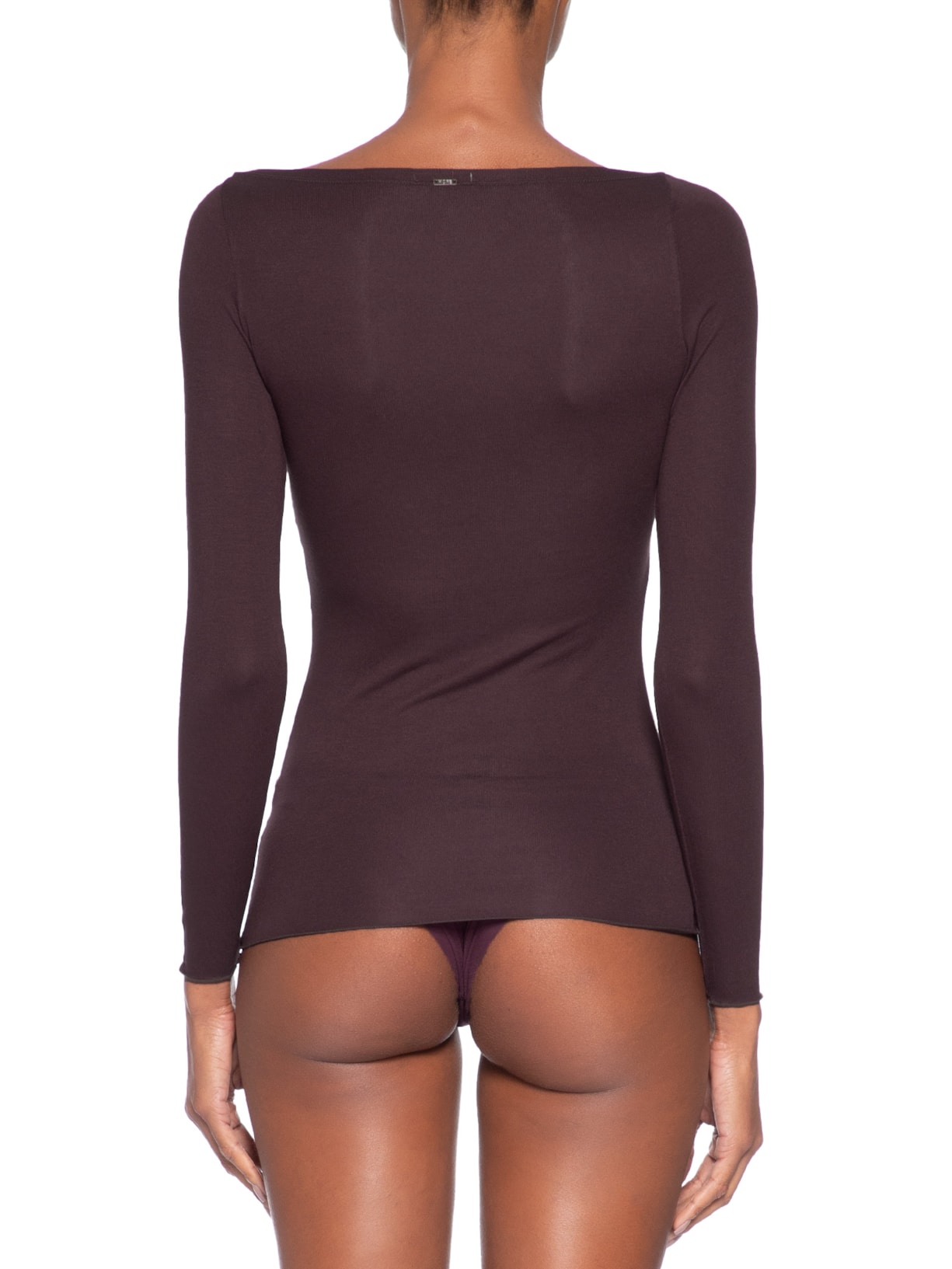 Blusa Feminina Segunda Pele Em Viscose Levíssima Marrom Hope