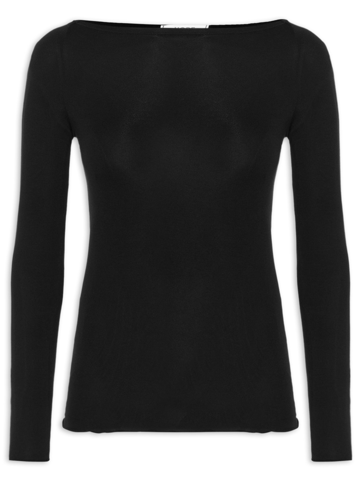 Blusa Feminina Segunda Pele Em Viscose Levíssima - Preto