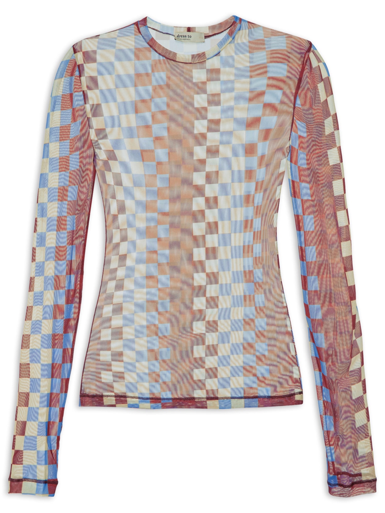 Blusa Feminina Segunda Pele Estampa Harmonia - Marrom