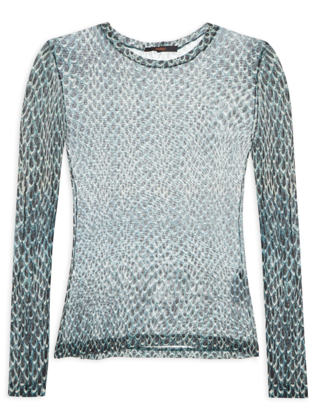 Blusa Feminina Segunda Pele Estampada - Azul