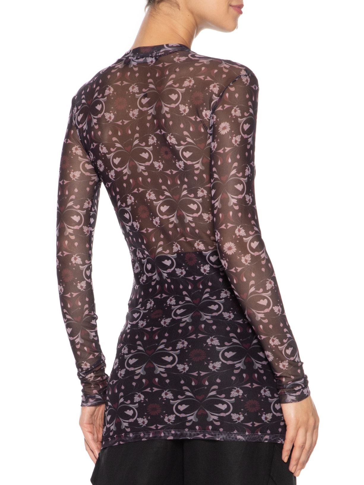 Blusa Feminina Segunda Pele Flora Preto J.chermann