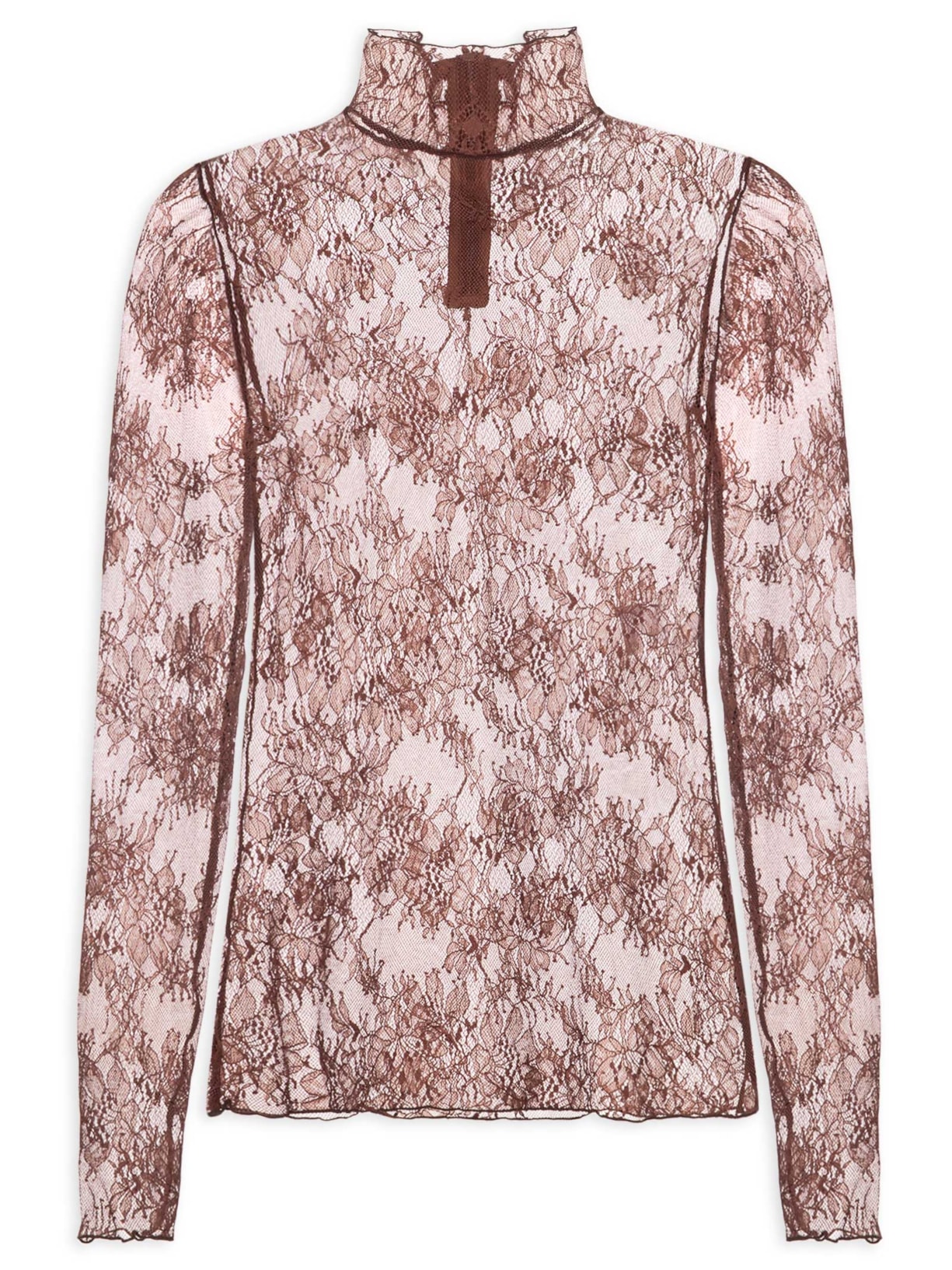 Blusa Feminina Segunda Pele Palais Marrom Framed