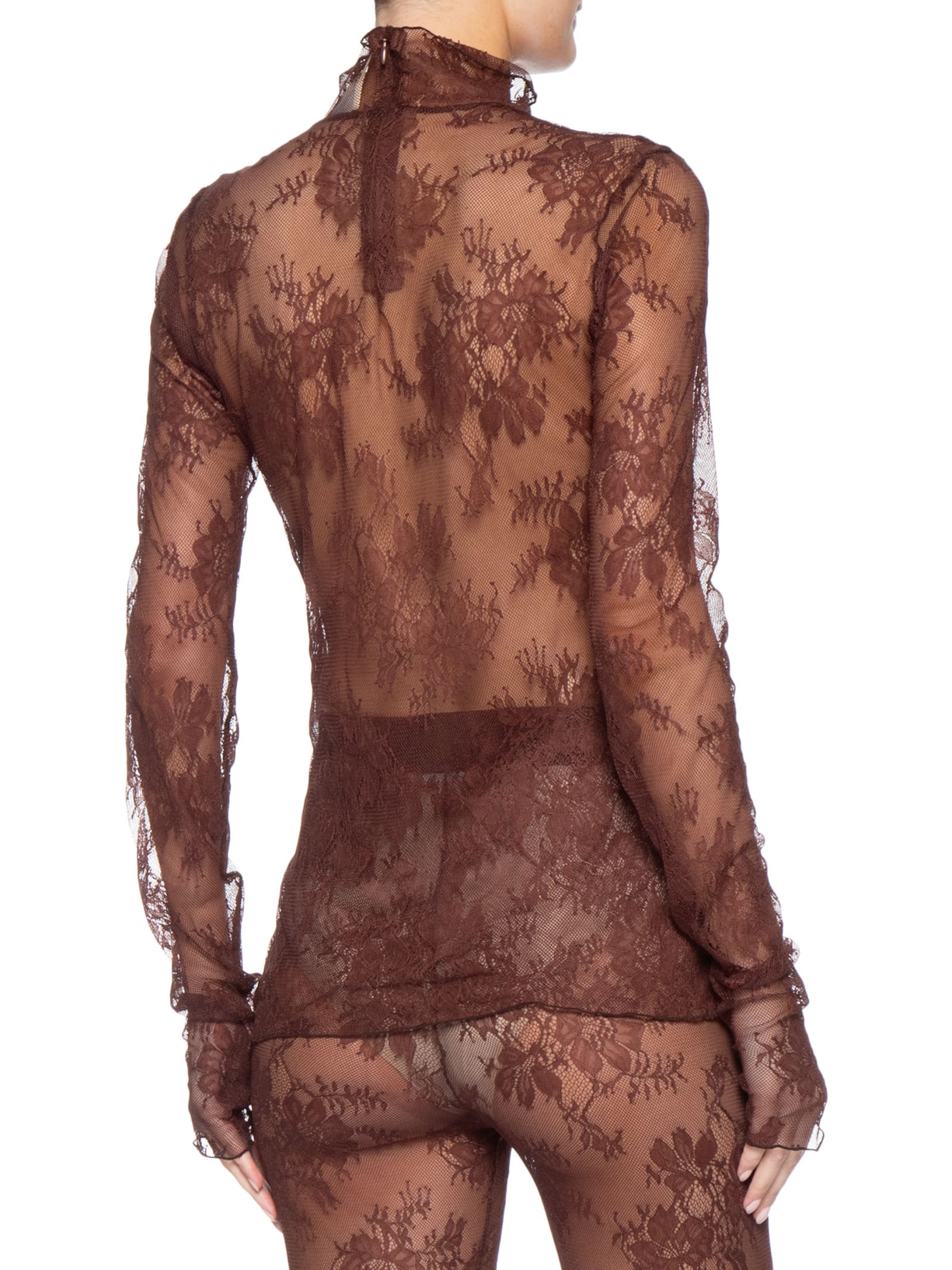 Blusa Feminina Segunda Pele Palais Marrom Framed