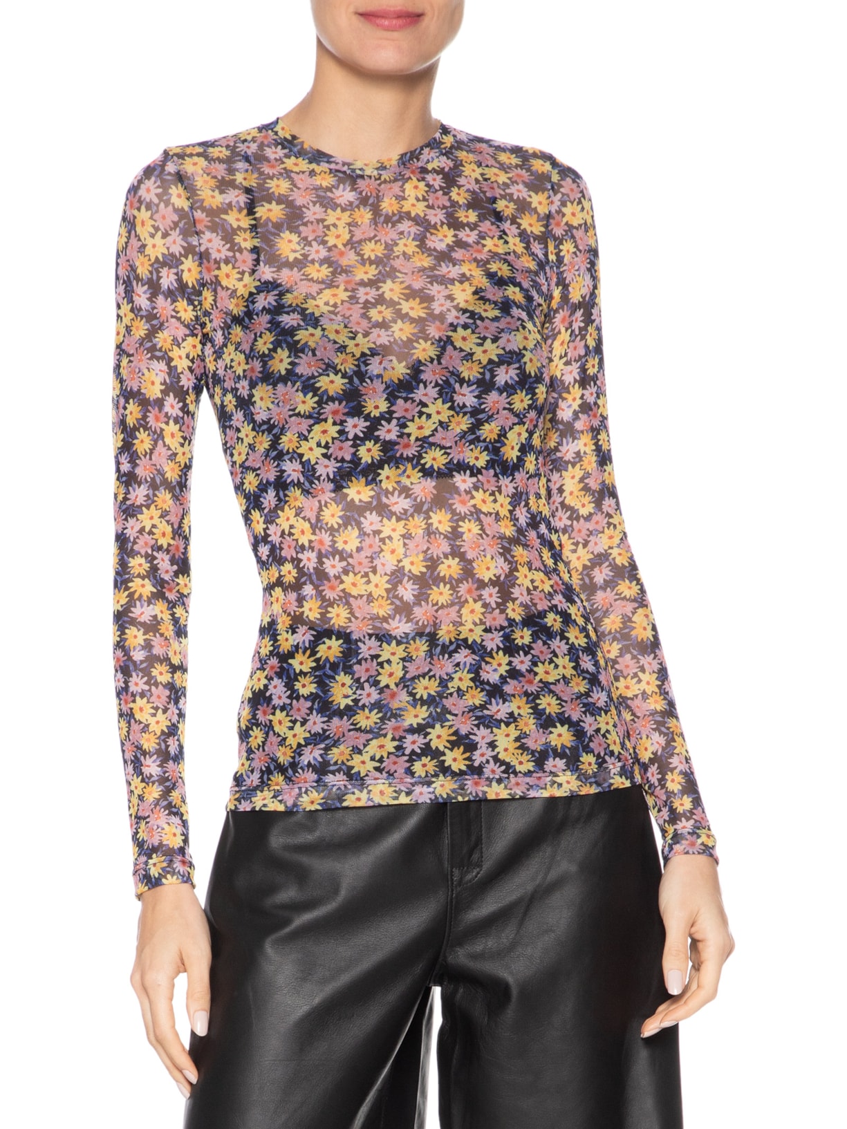 Blusa Feminina Segunda Pele Tule Liberty Rosa Animale