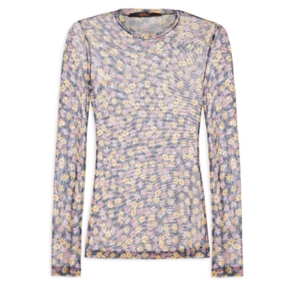 Blusa Feminina Segunda Pele Tule Liberty - Rosa