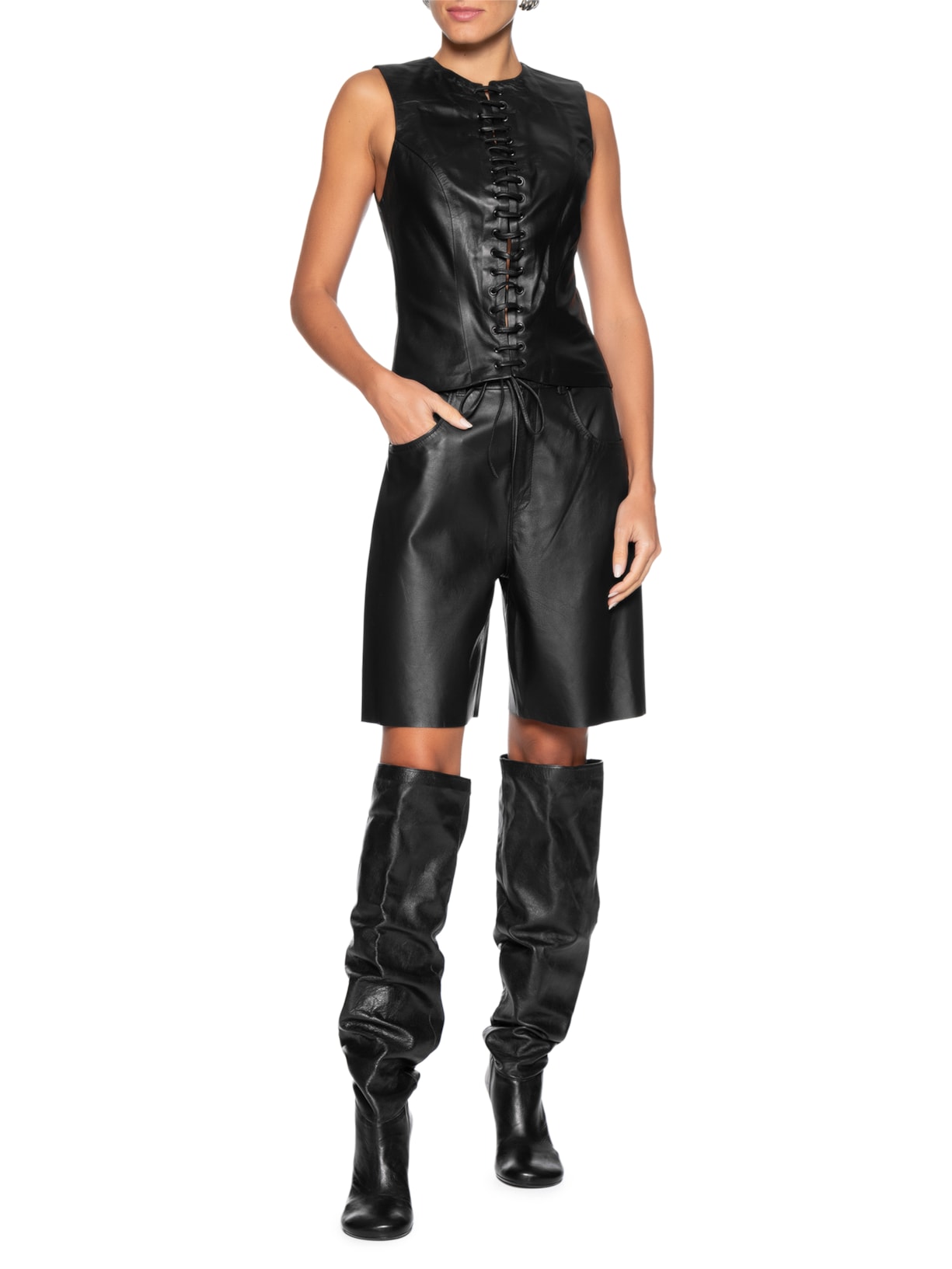 Blusa Feminina Sela Preto Francesca