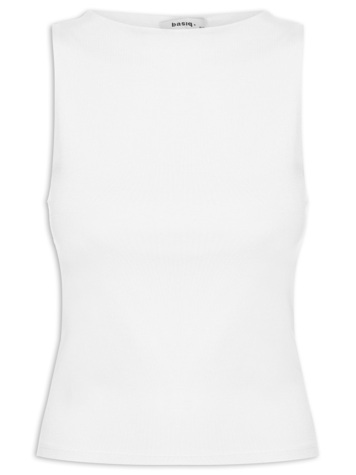 Blusa Feminina Sem Manga Básica - Branco