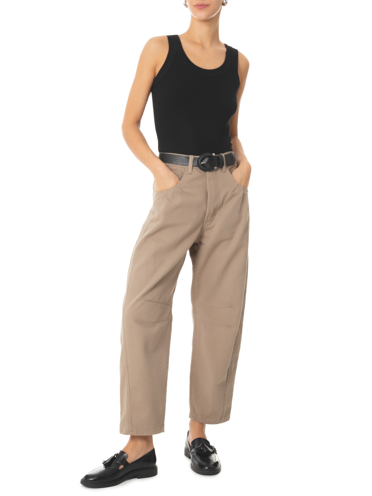 Blusa Feminina Sem Manga Básica Preto Basiq