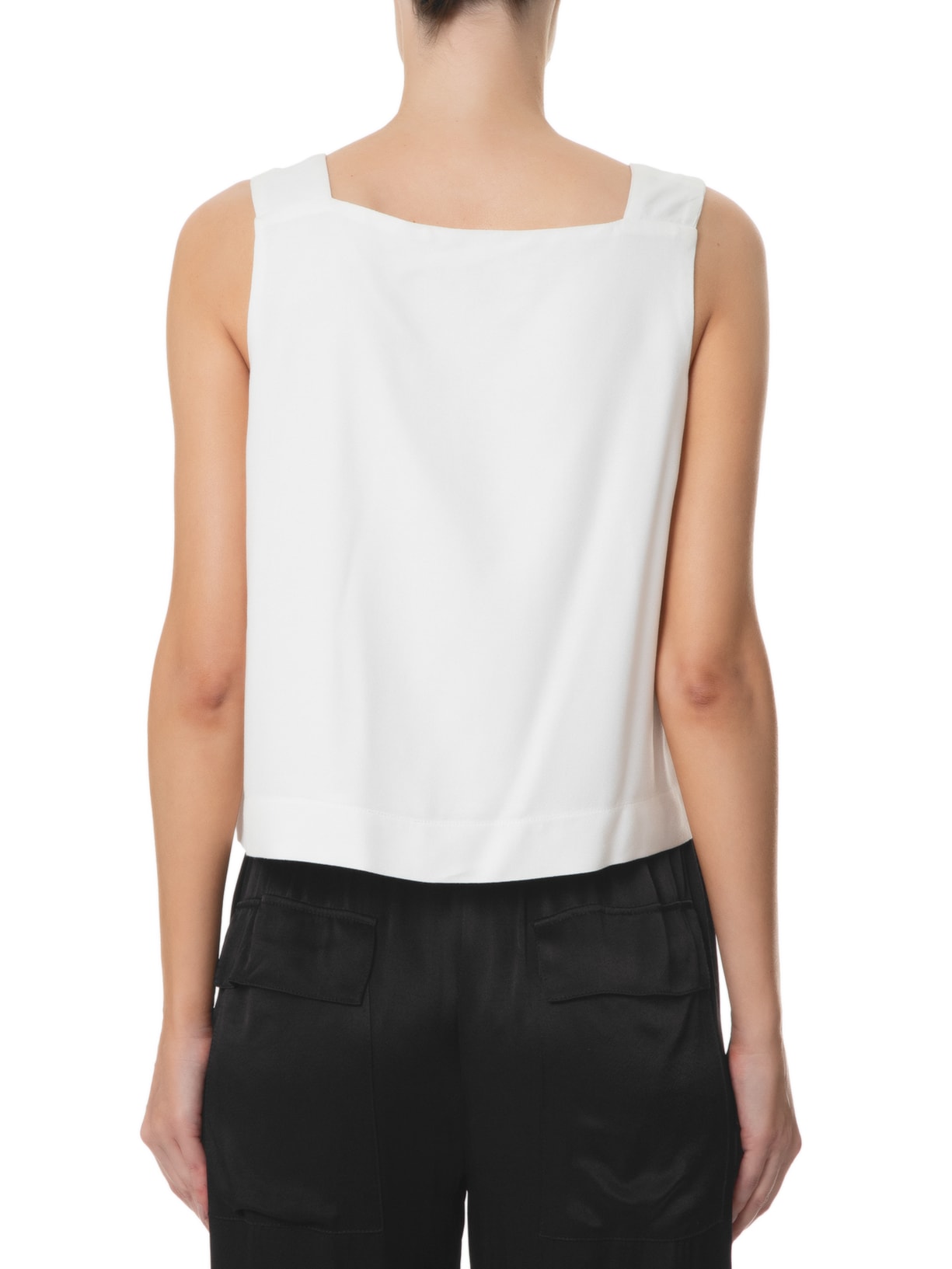 Blusa Feminina Sem Manga Beatriz Branco Twenty Four Seven