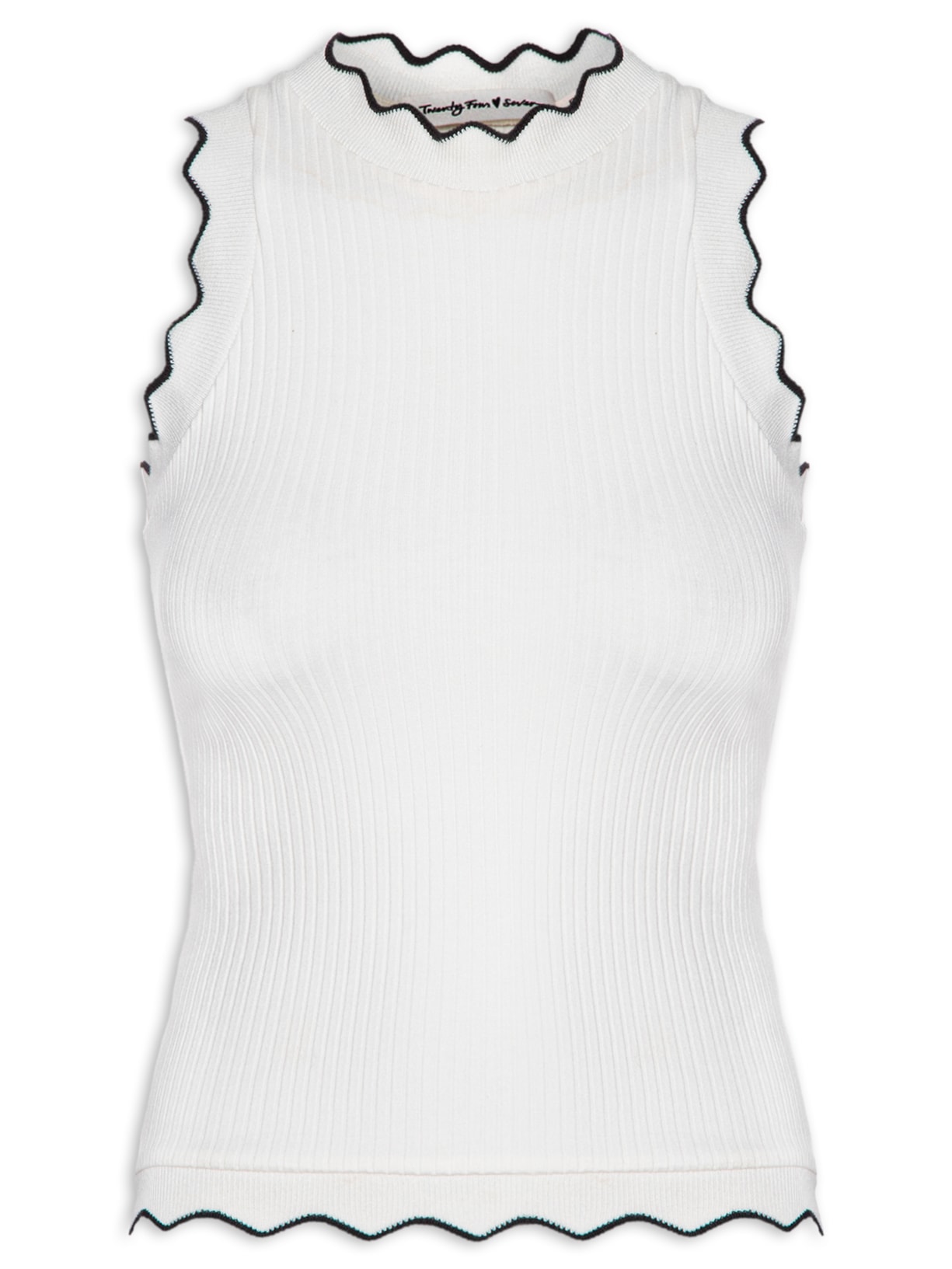 Blusa Feminina Sem Manga Bia - Branco