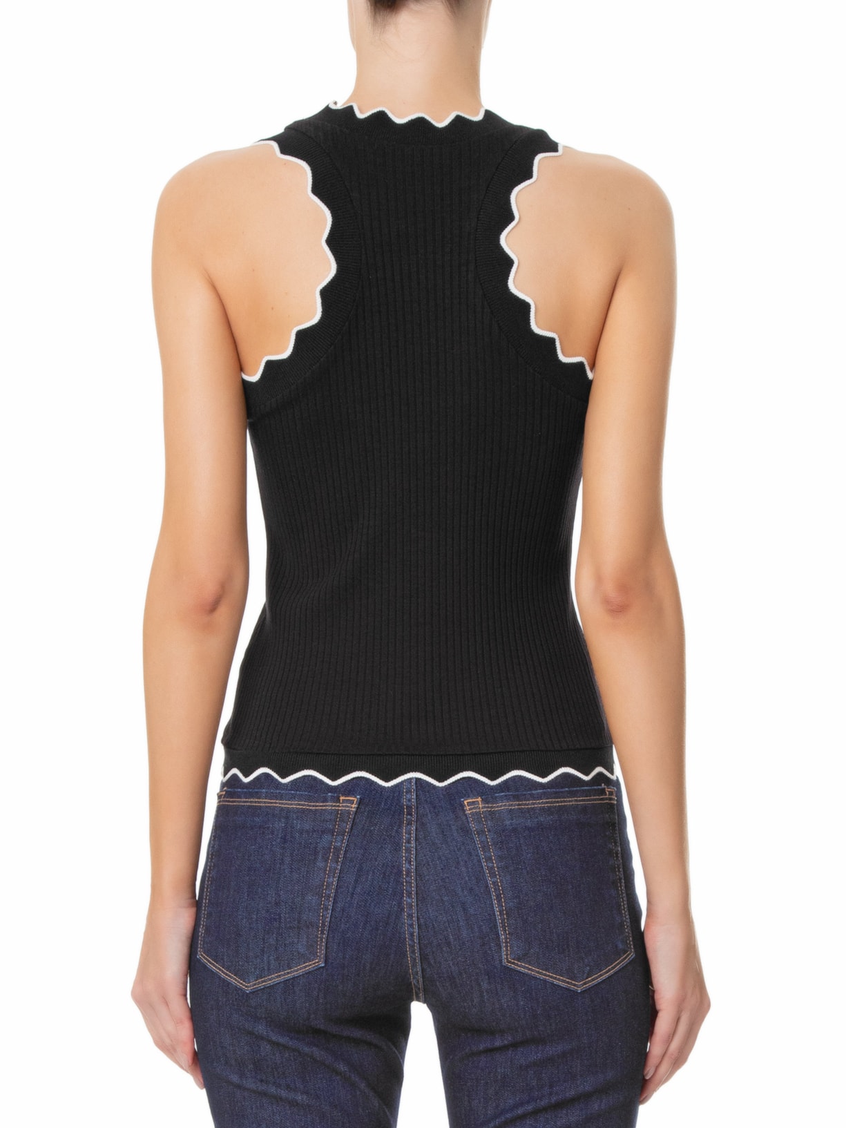 Blusa Feminina Sem Manga Bia Preto Twenty Four Seven