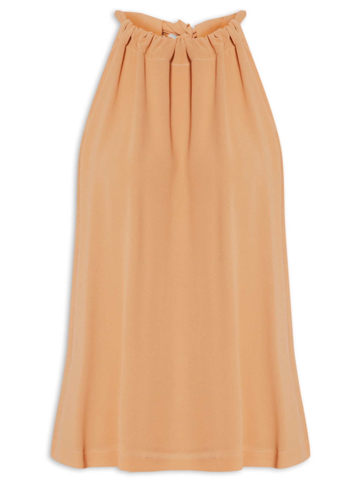 Blusa Feminina Sem Manga Bicolor SMP - Bege