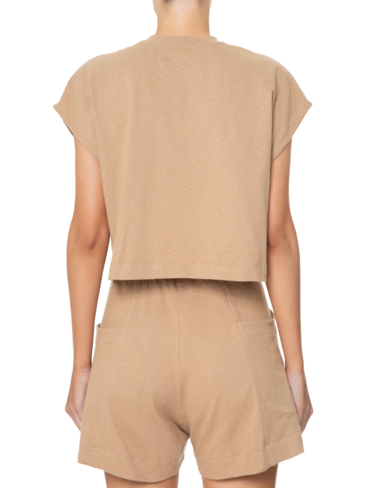 Blusa Feminina Sem Manga Comfort Rusty Bege Osklen