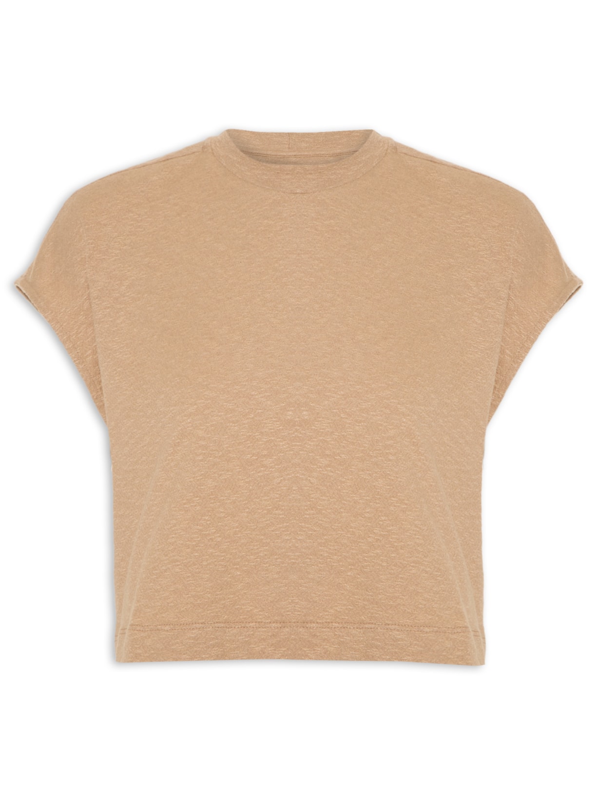 Blusa Feminina Sem Manga Comfort Rusty - Bege