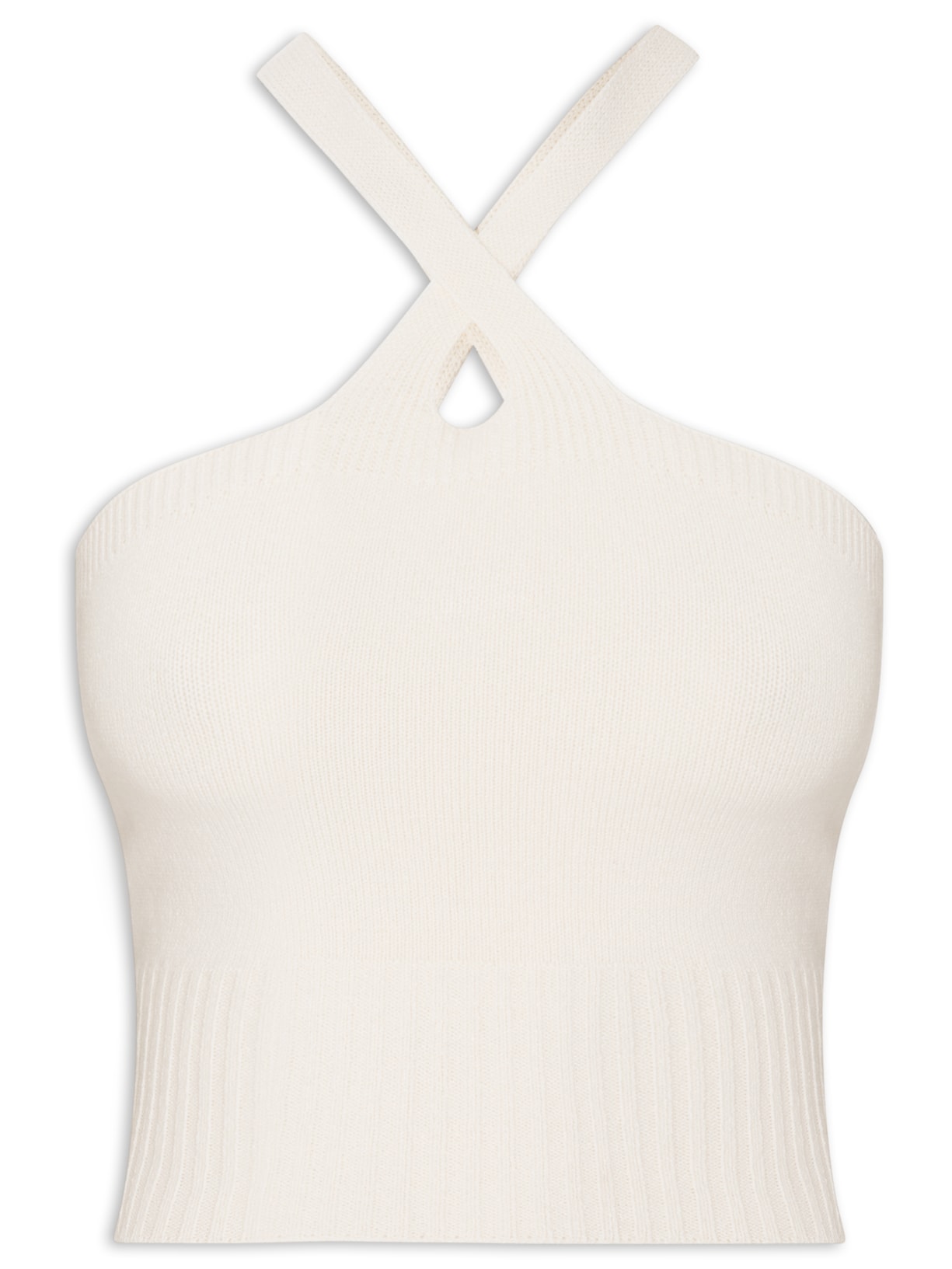 Blusa Feminina Sem Manga Em Tricot Off White Market 33