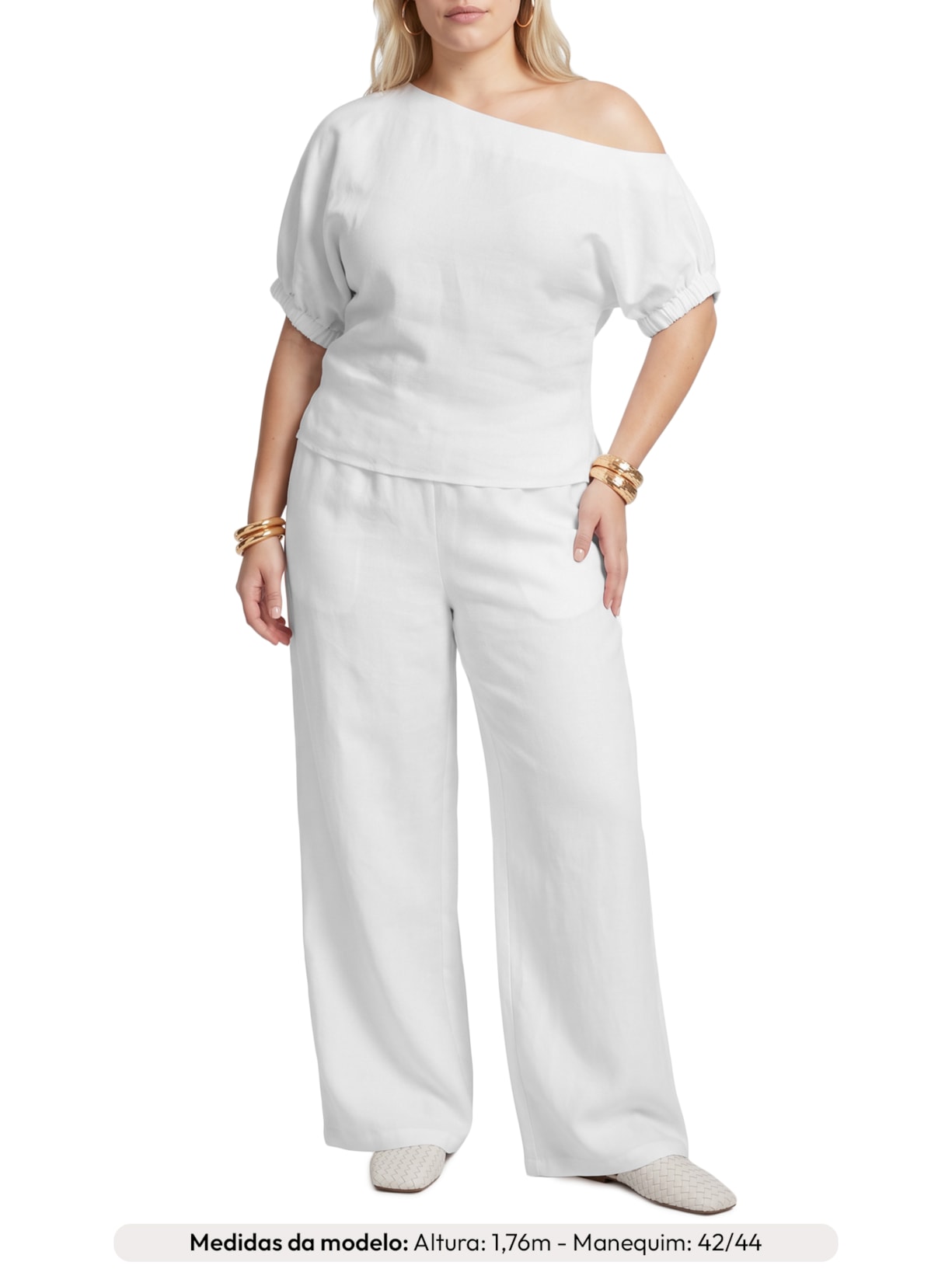 Blusa Feminina Serena Branco Le Lis